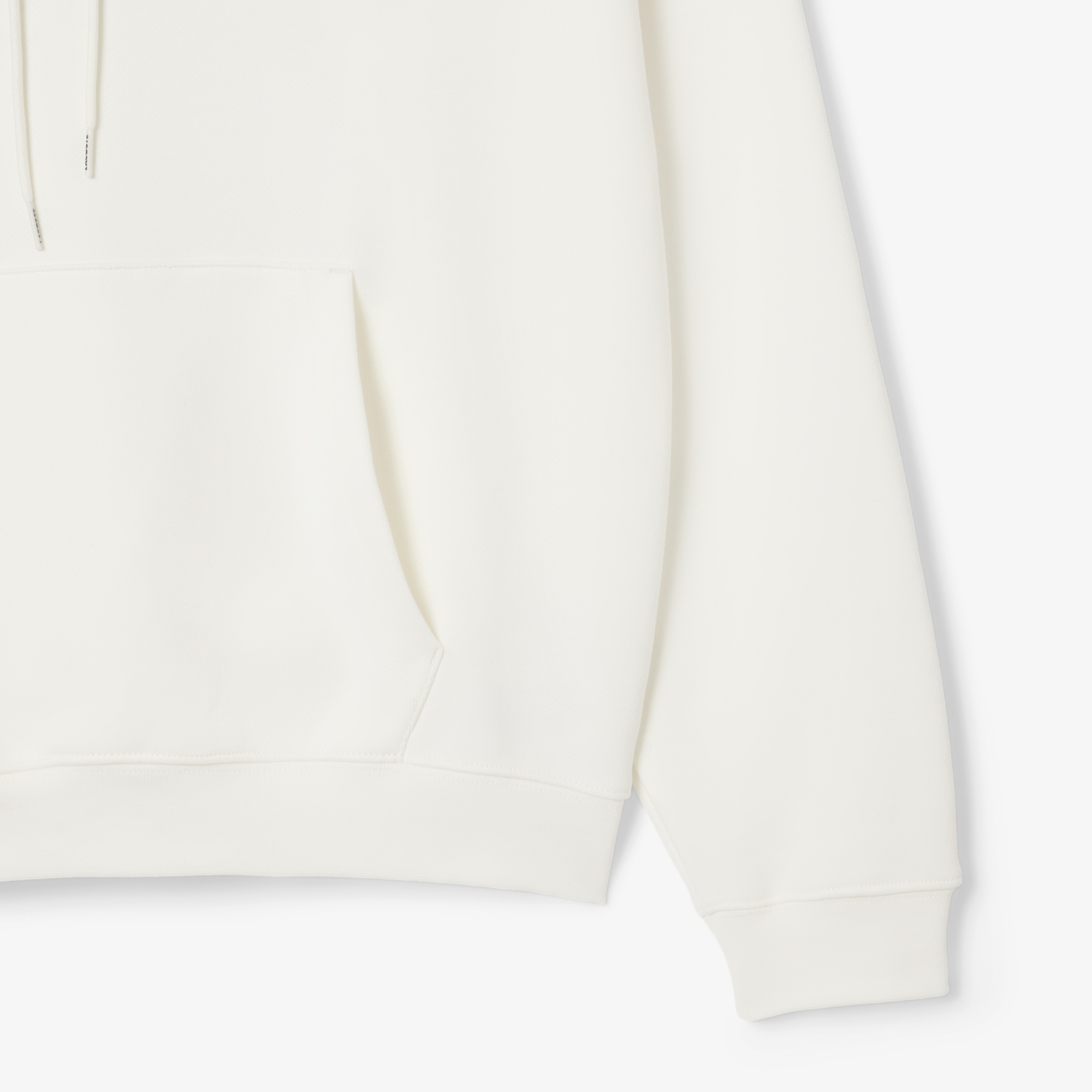 Lacoste Multi Print Fleece Erkek Beyaz Hoodie