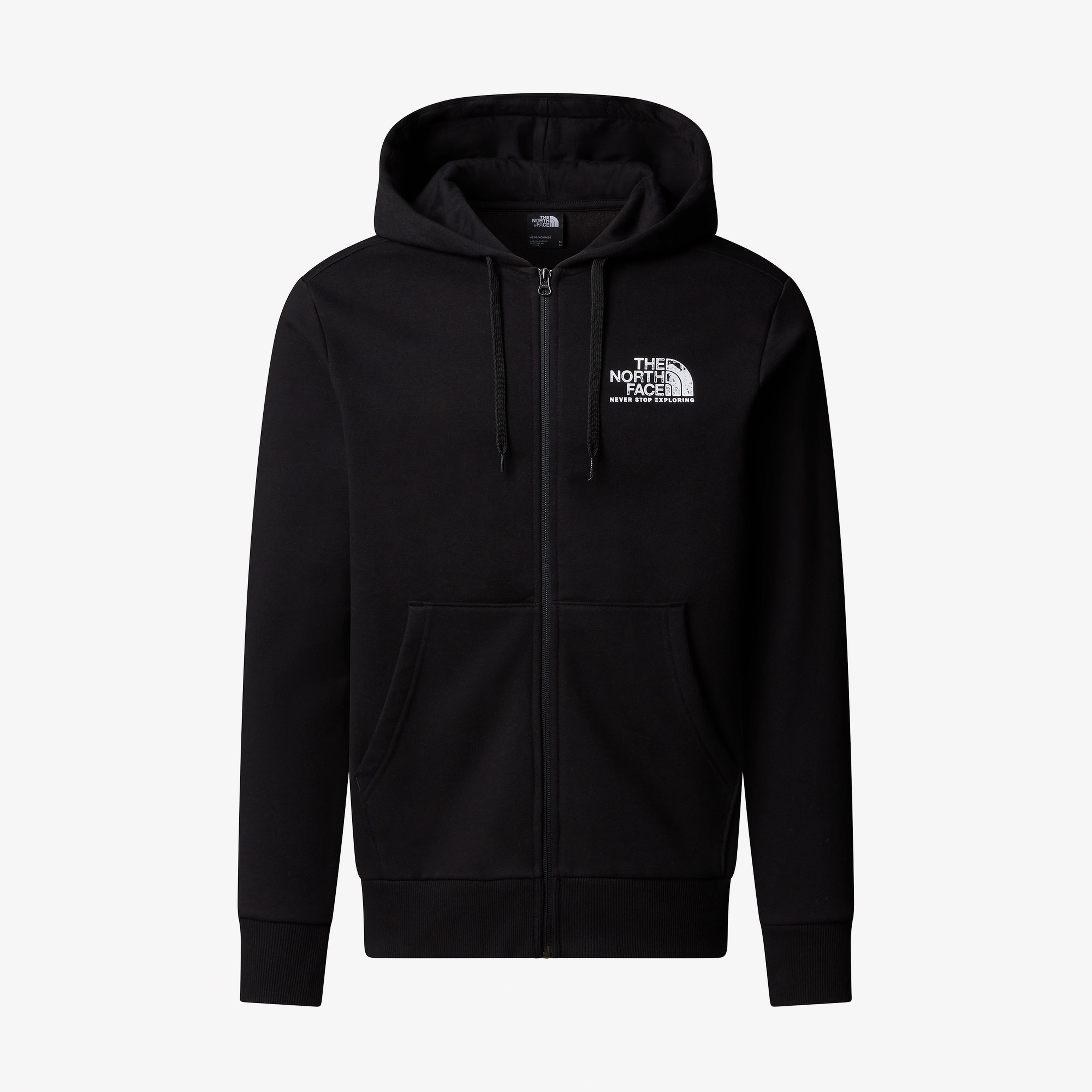 The North Face Blanca Peak Full Zip Erkek Siyah Polar