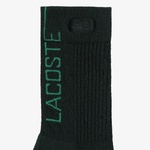 Lacoste x House of SuperStep Çizgili Unisex Yeşil Çorap