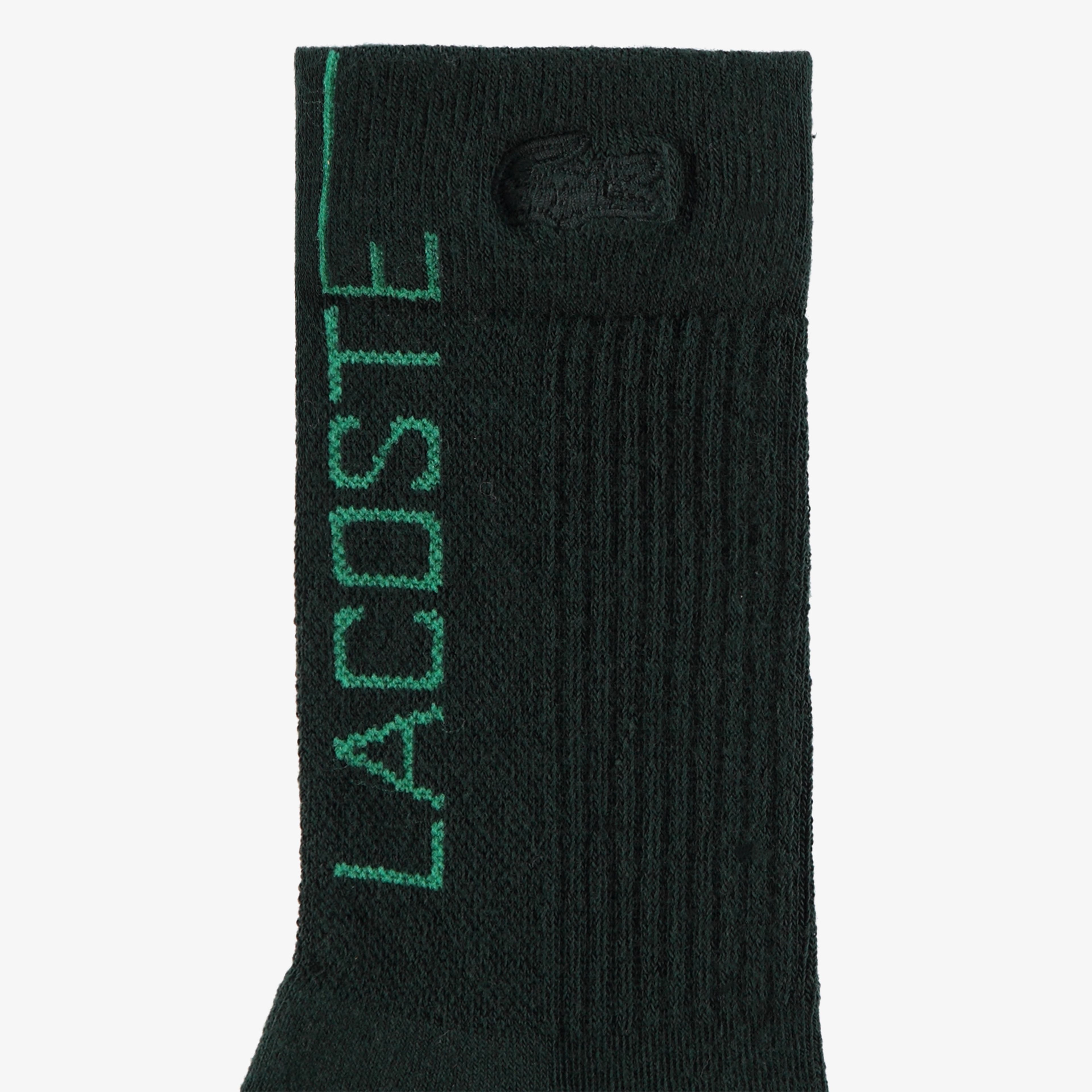 Lacoste x House of SuperStep Çizgili Unisex Yeşil Çorap
