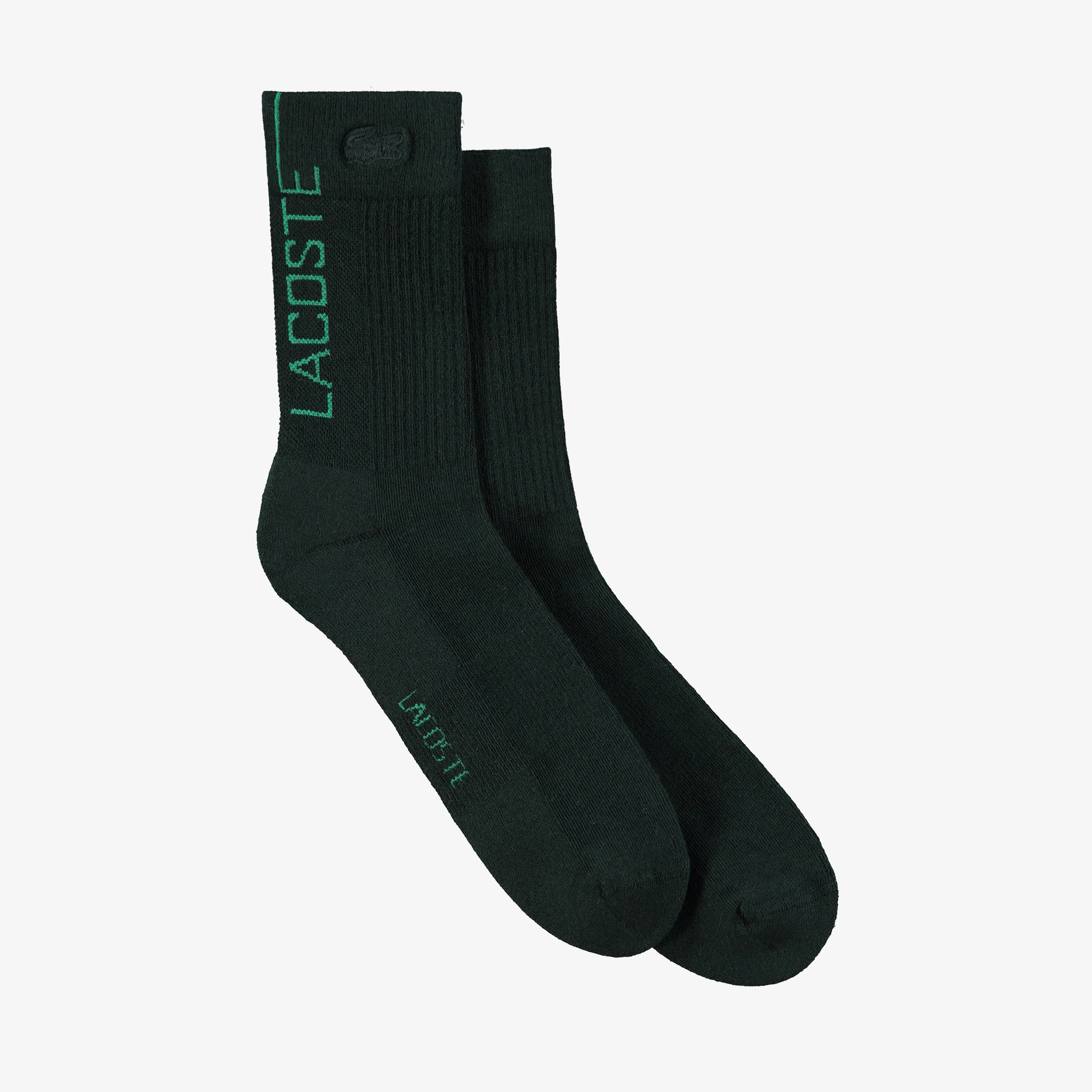 Lacoste x House of SuperStep Çizgili Unisex Yeşil Çorap