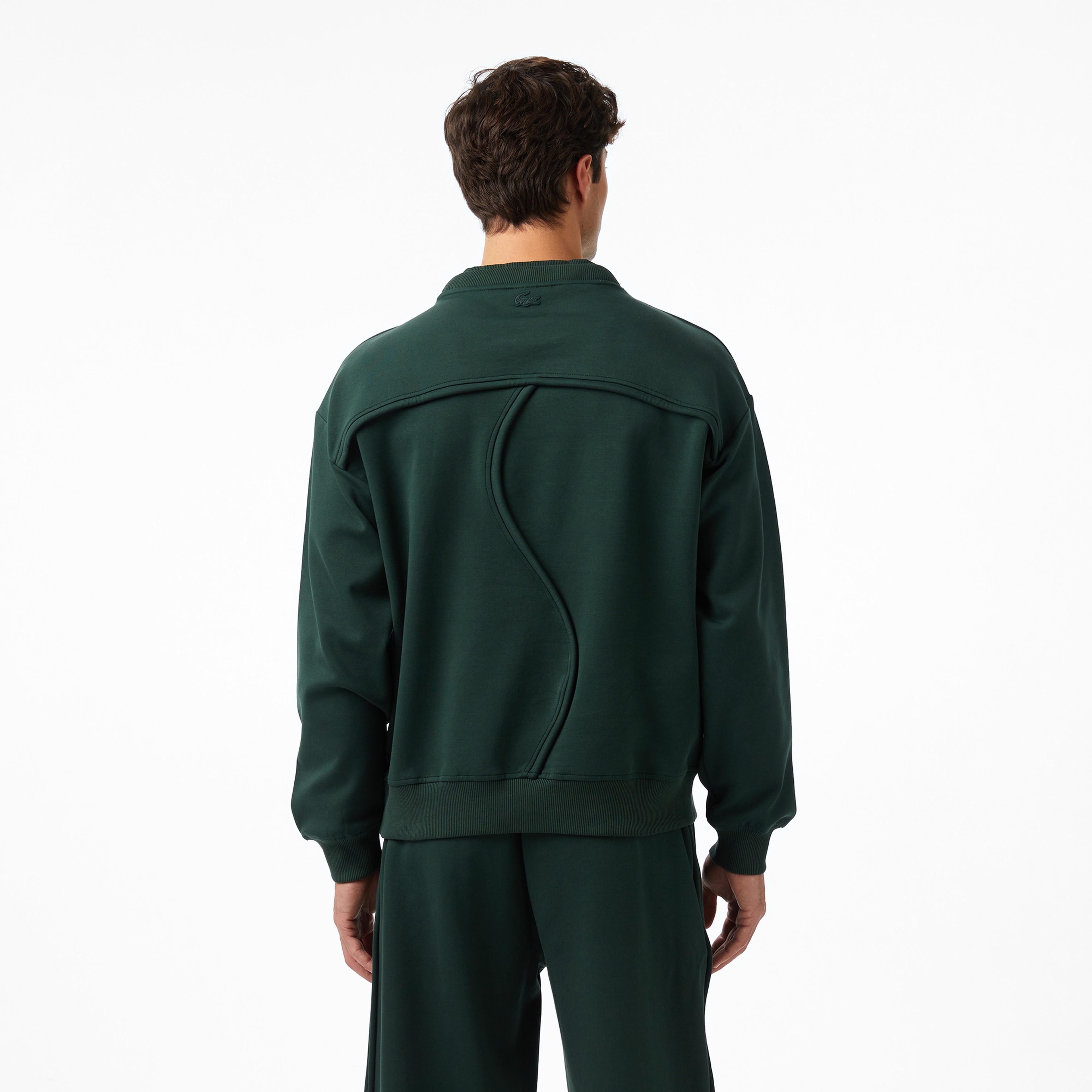 Lacoste x House of SuperStep Sport Erkek Yeşil Sweatshirt