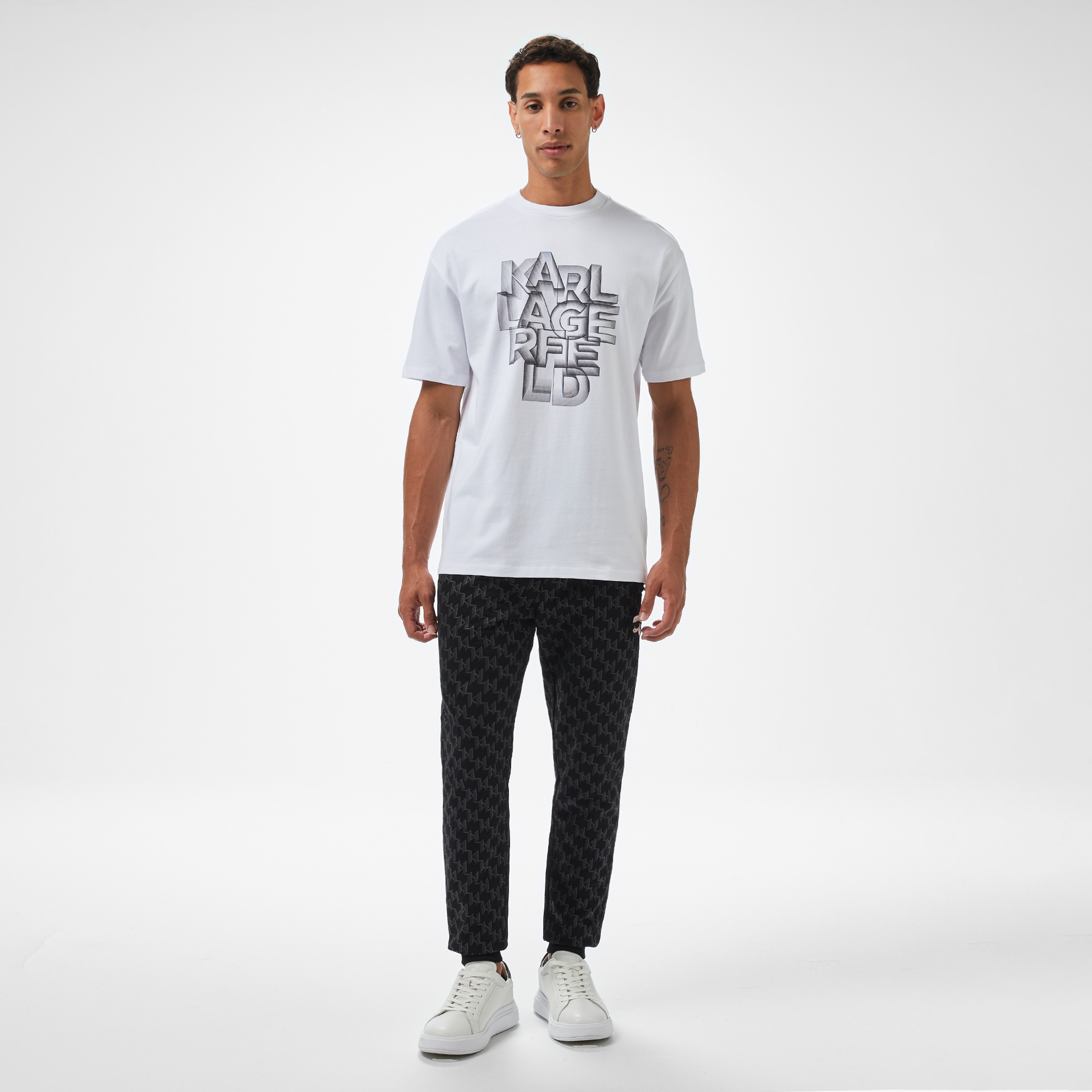 Karl Lagerfeld Erkek Renkli T-Shirt