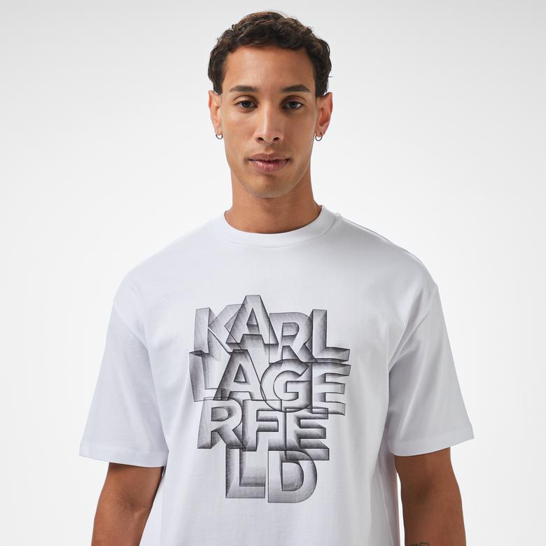 Karl Lagerfeld Erkek Renkli T-Shirt