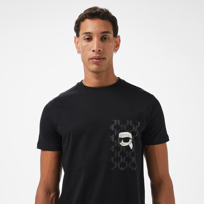 Karl Lagerfeld Erkek Siyah T-Shirt
