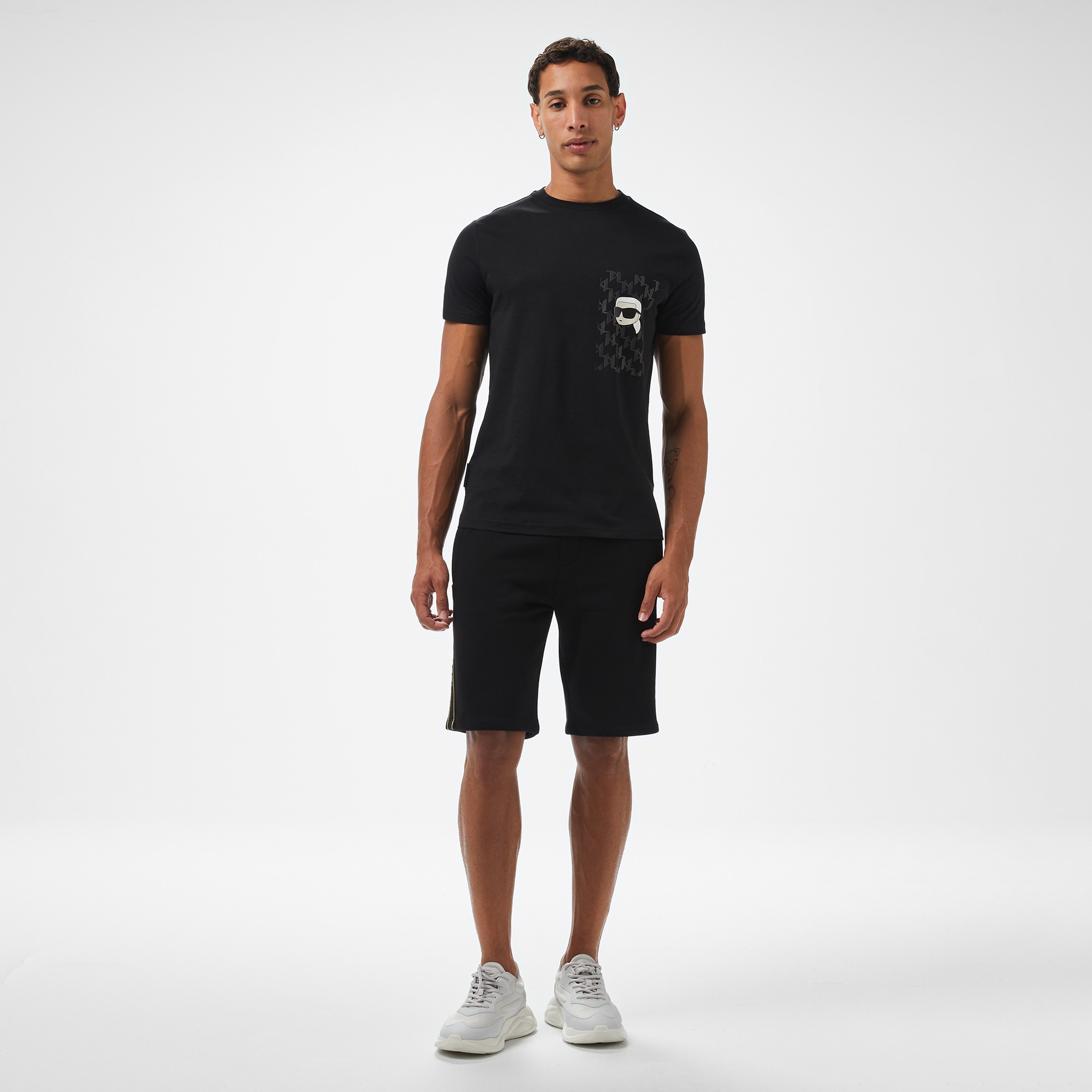 Karl Lagerfeld Erkek Siyah T-Shirt