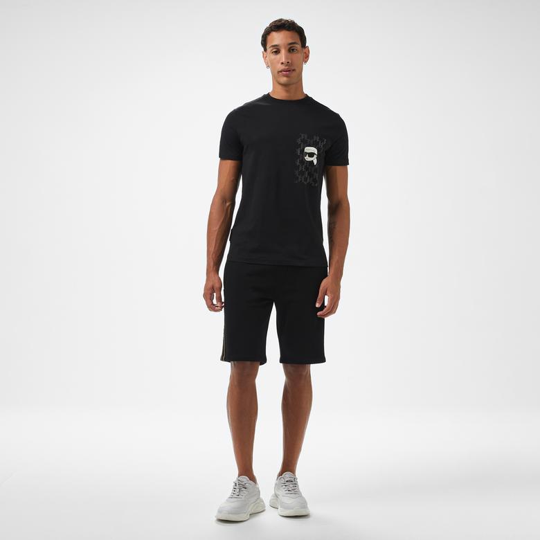 Karl Lagerfeld Erkek Siyah T-Shirt