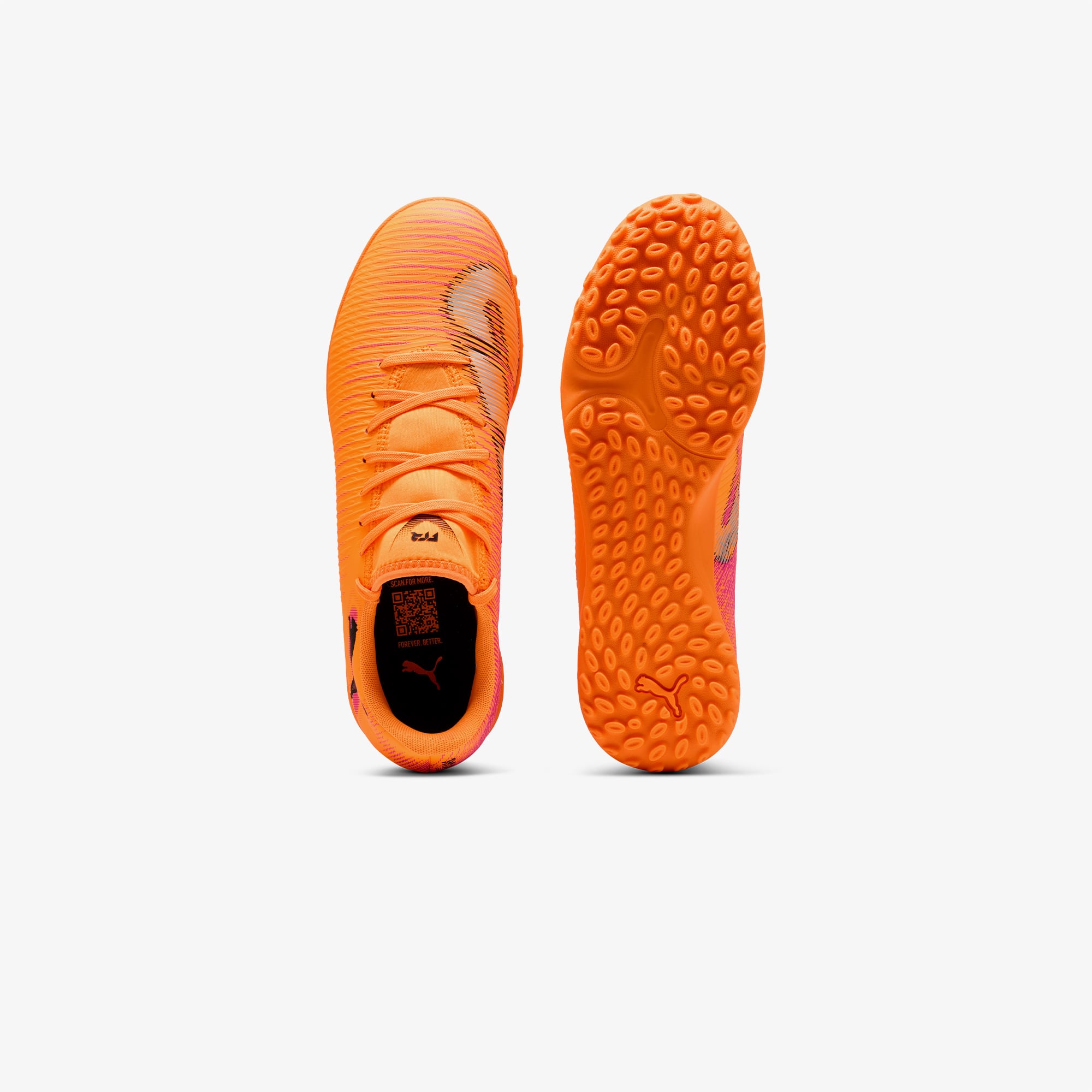 Puma Future 8 Play Tt Erkek Turuncu Halı Saha Kramponu