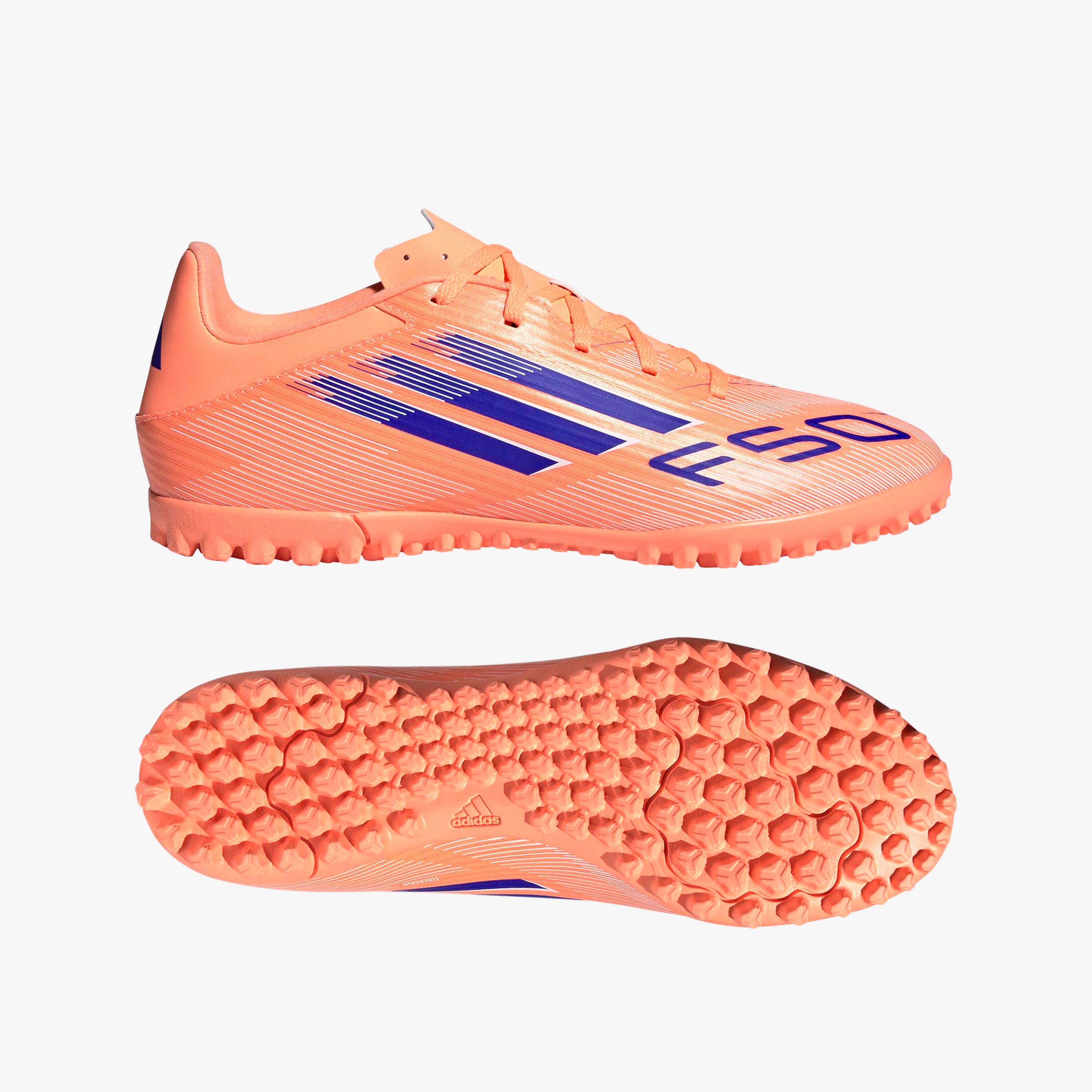 adidas F50 Club Erkek Turuncu Halı Saha Kramponu