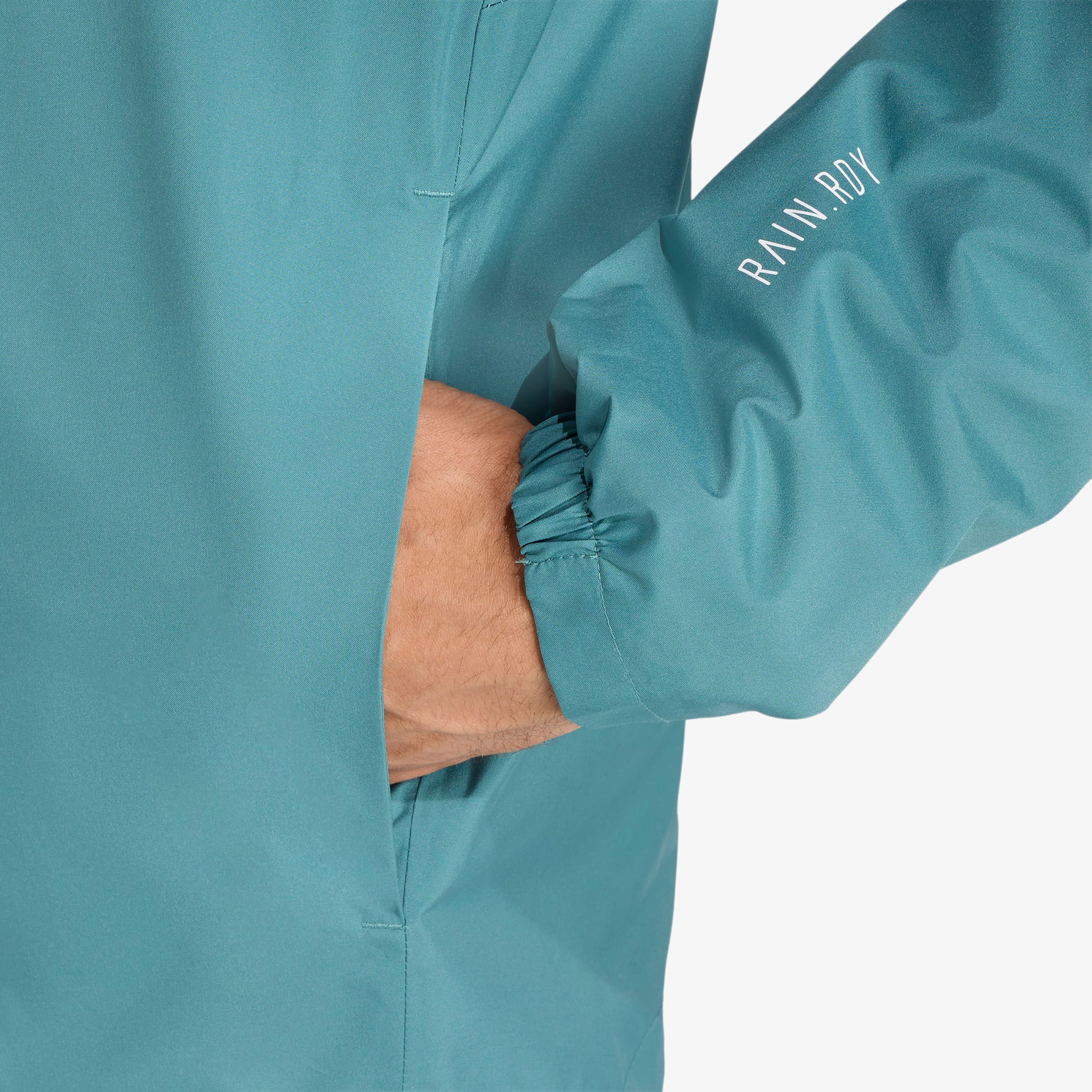 adidas Terrex Multi 2L Rain.Rdy Erkek Yeşil Yürüyüş Yağmurluğu