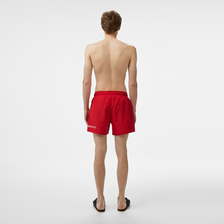 Ea7 Erkek Kırmızı Deniz Şortu