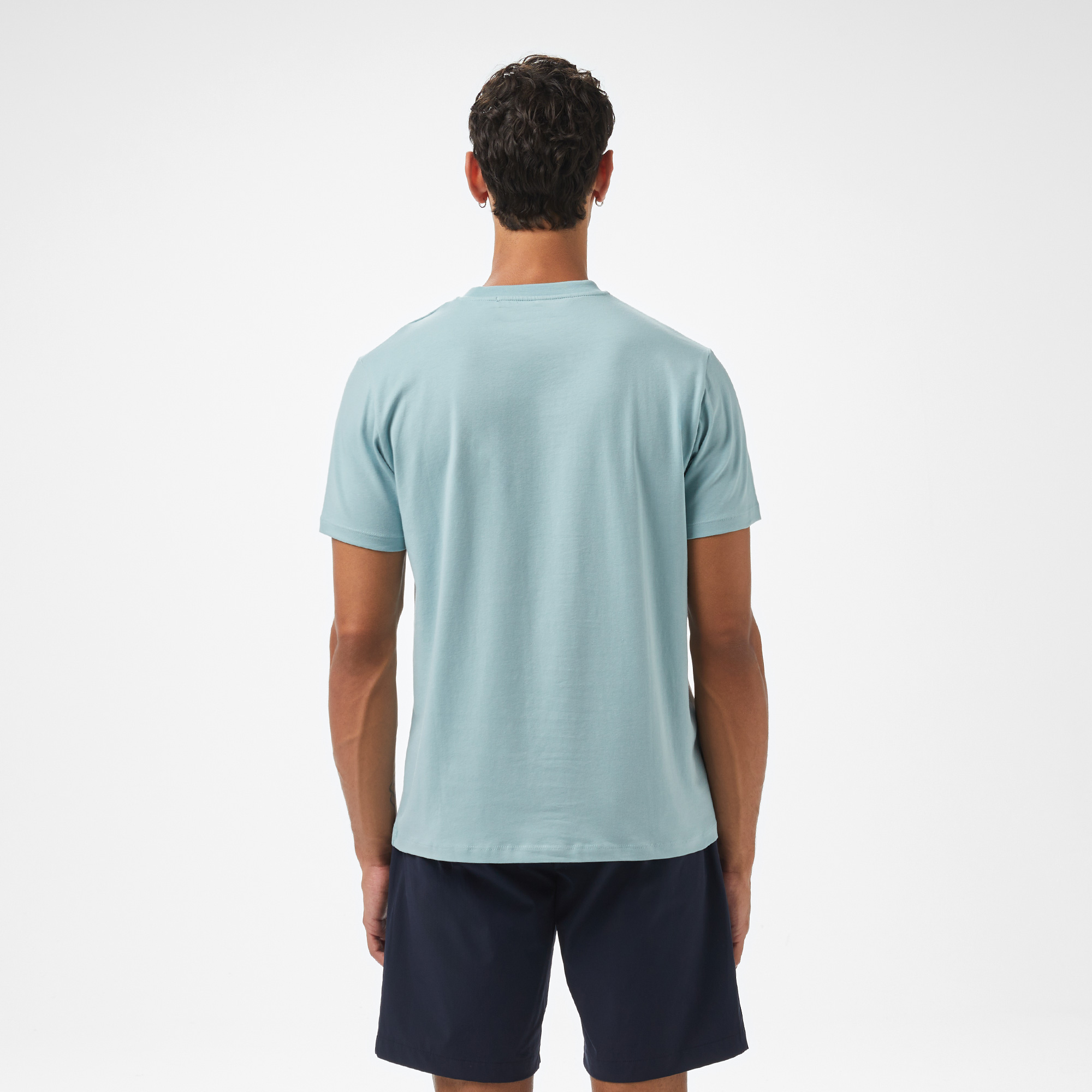 Karl Lagerfeld Erkek Mavi T-Shirt