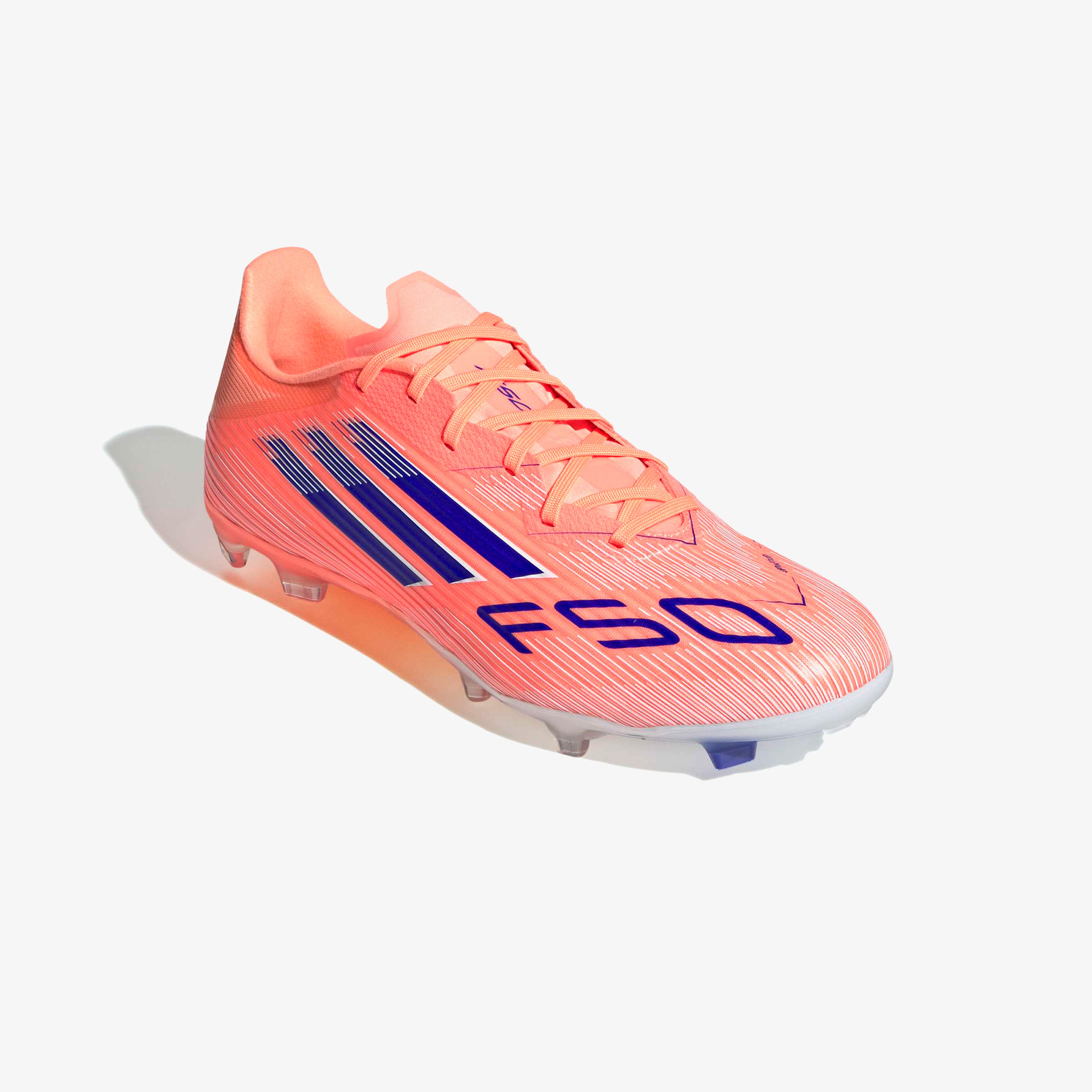 adidas F50 League Firm-Multi Ground Erkek Turuncu Çim Saha Kramponu