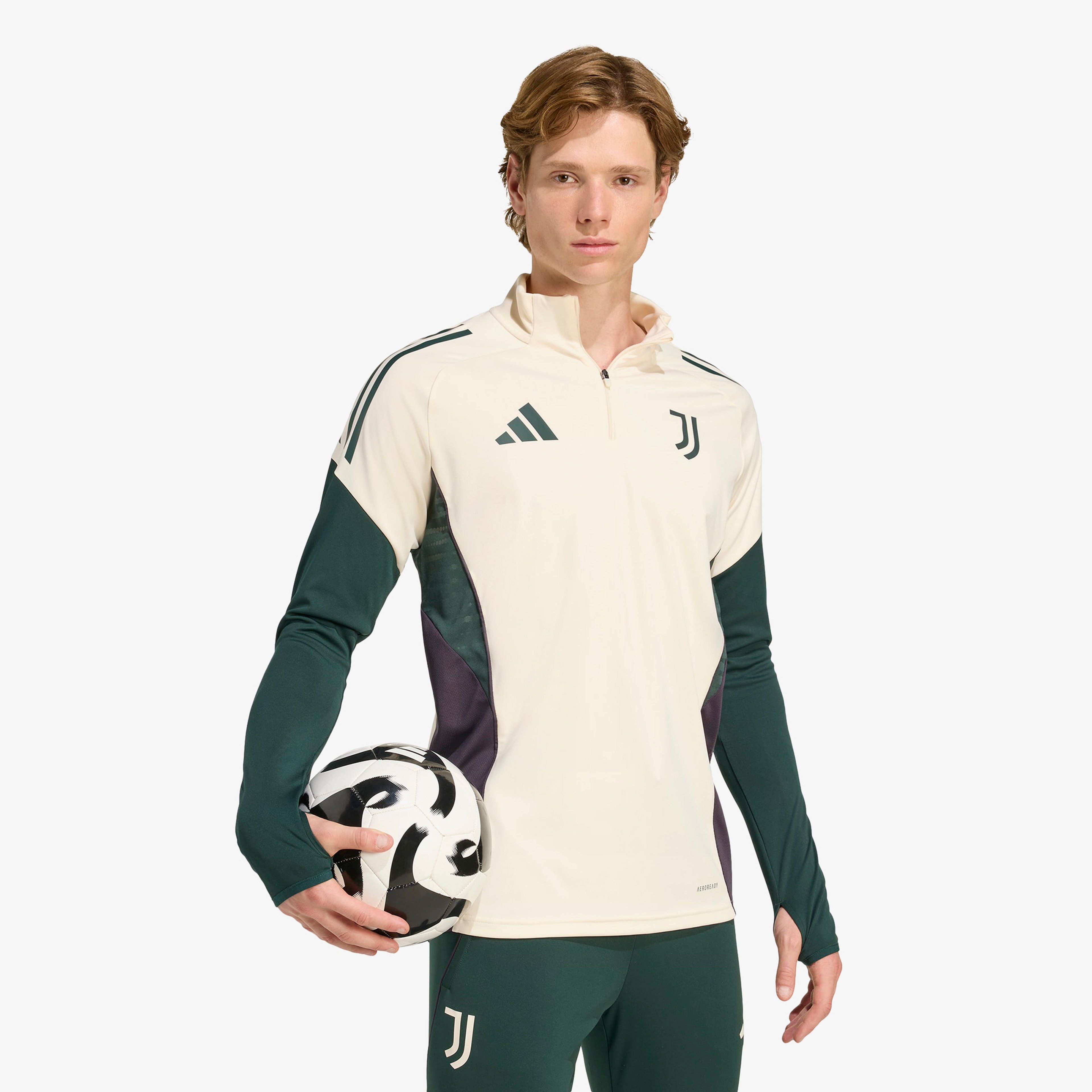 adidas Juventus Tiro 25 Competition Training Erkek Bej Futbol Eşofman Üstü
