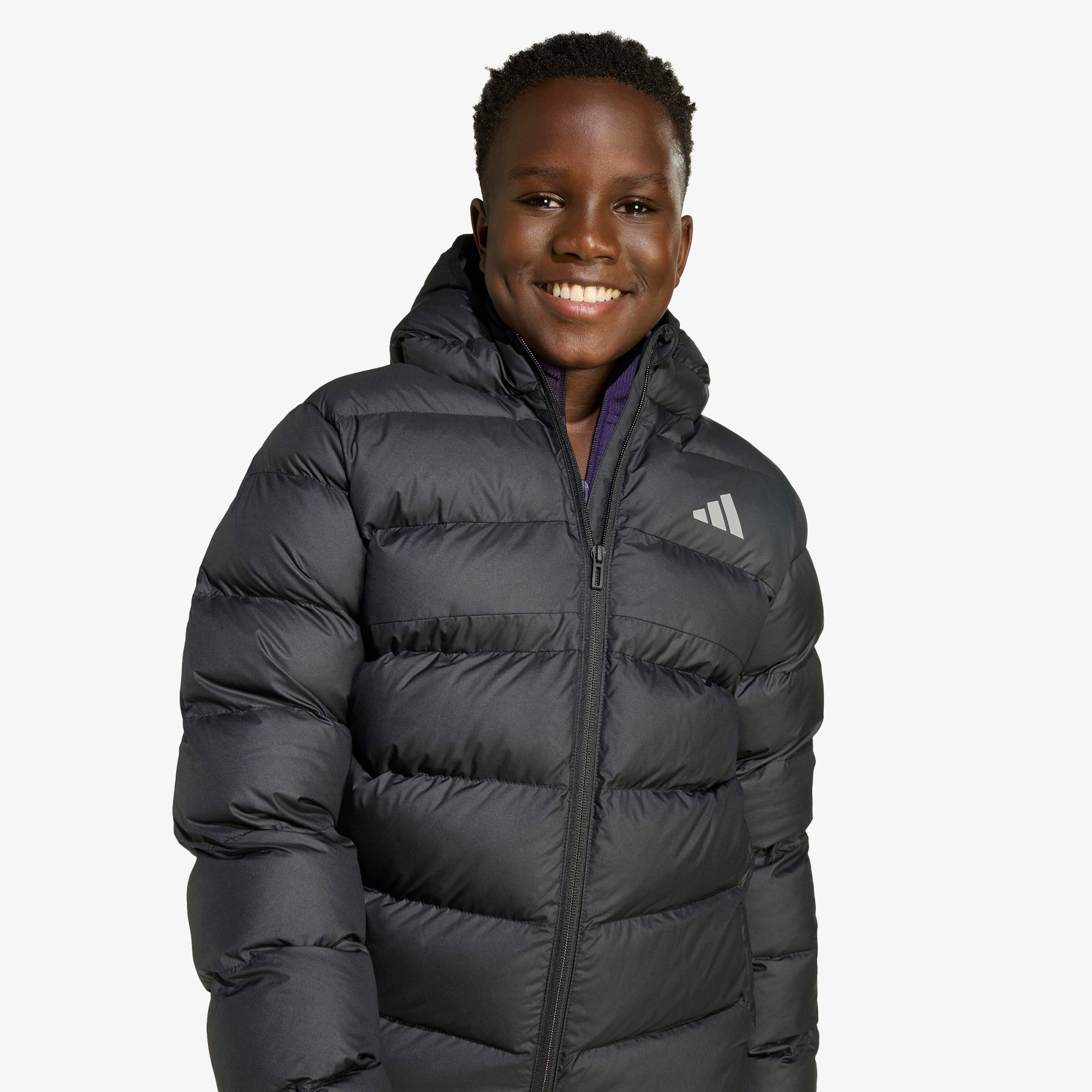 adidas Sentetik Dolgulu Çocuk Siyah Mont