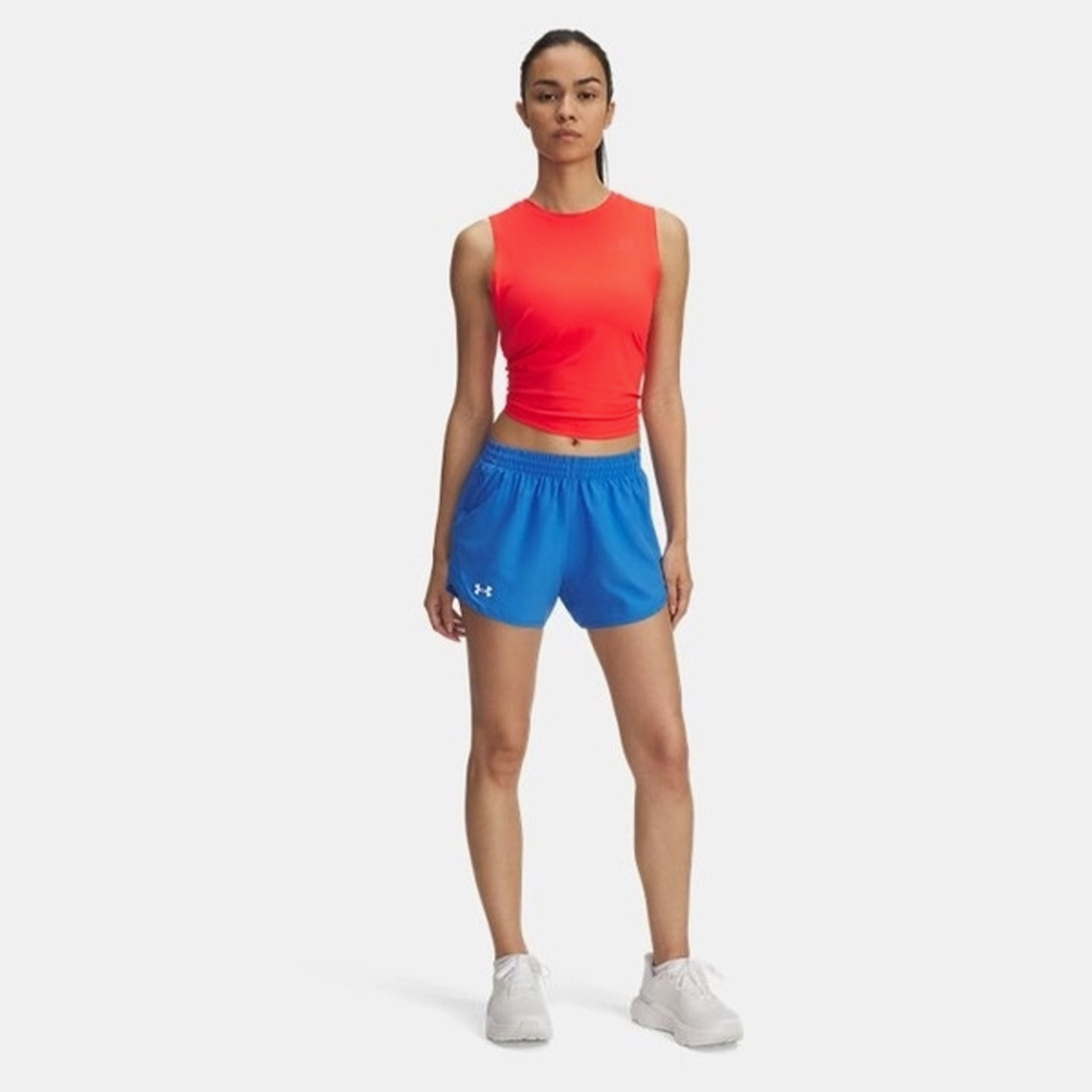 Under Armour Fly By 3 Kadın Mavi Koşu Şortu