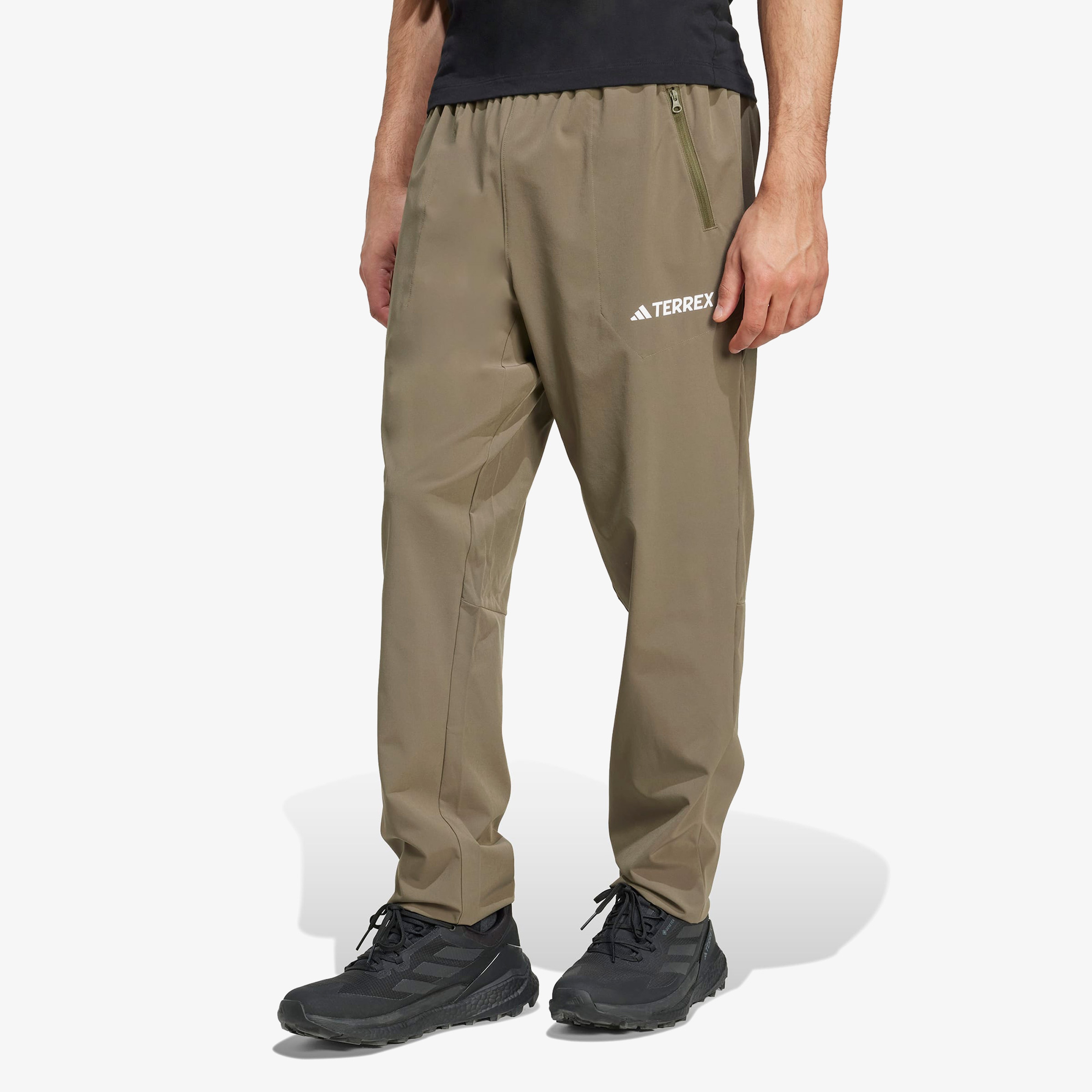 adidas Multi Essentials Stretch Erkek Yeşil Yürüyüş Eşofman Altı