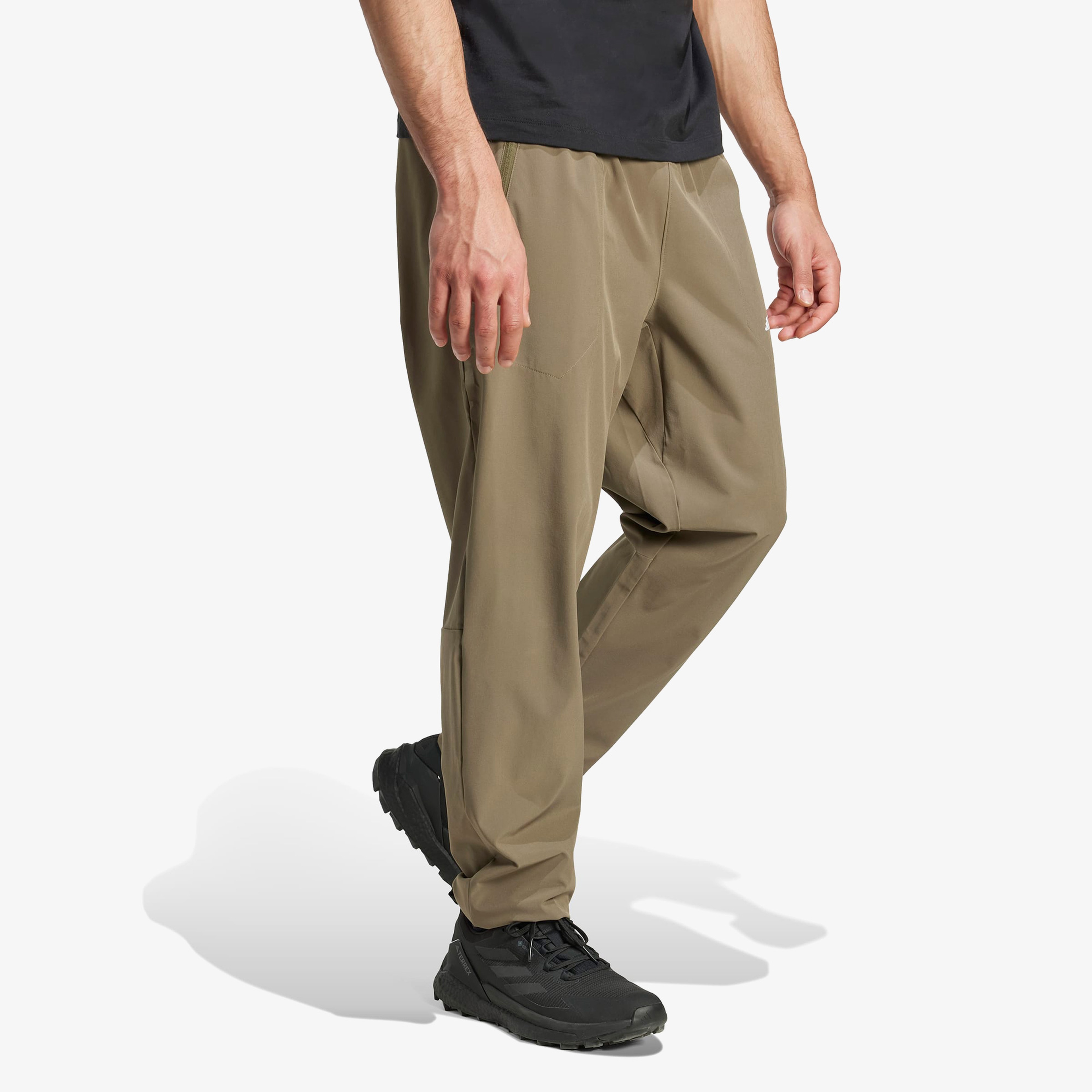 adidas Multi Essentials Stretch Erkek Yeşil Yürüyüş Eşofman Altı