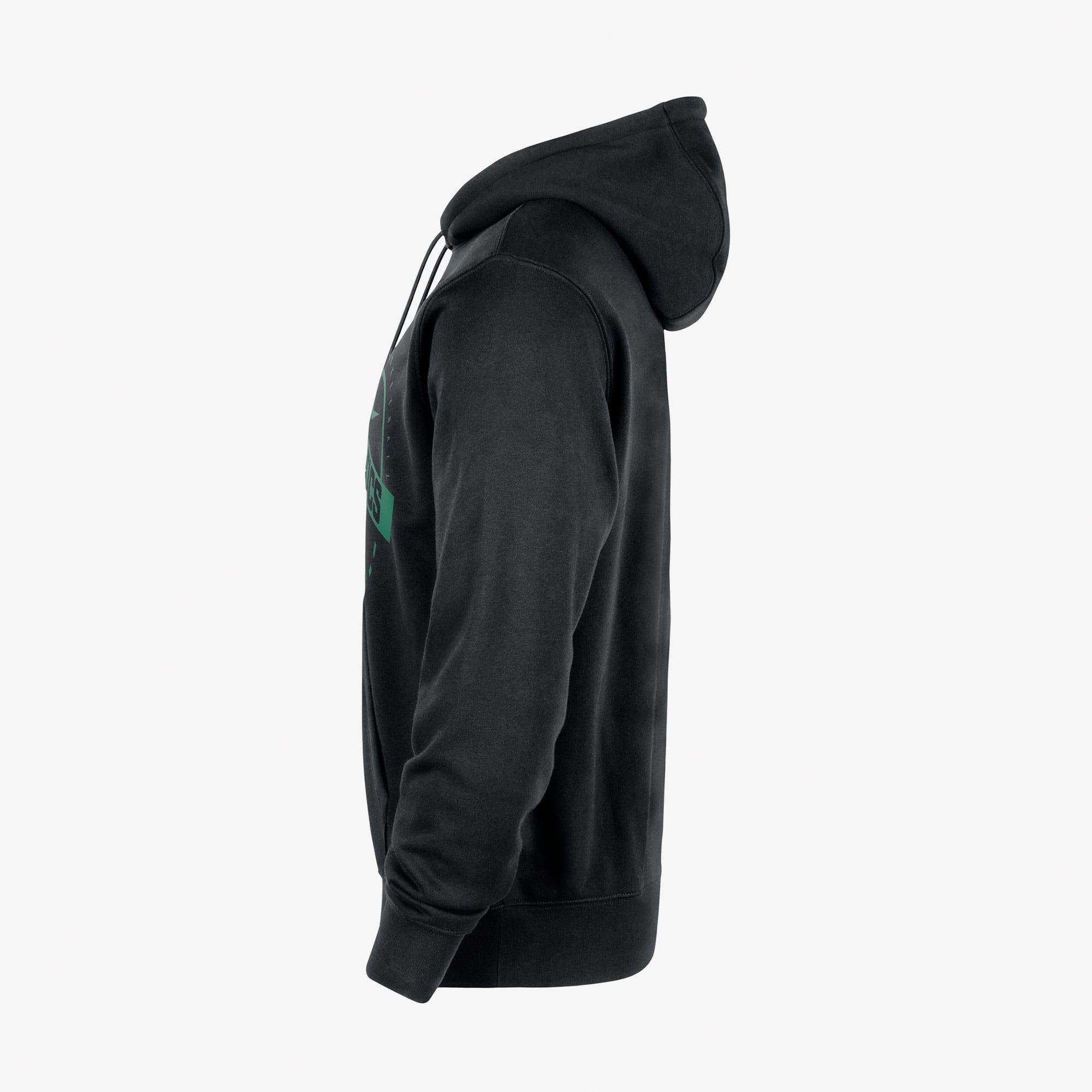 Nike Boston Celtics Club Erkek Siyah Basketbol Sweatshirt