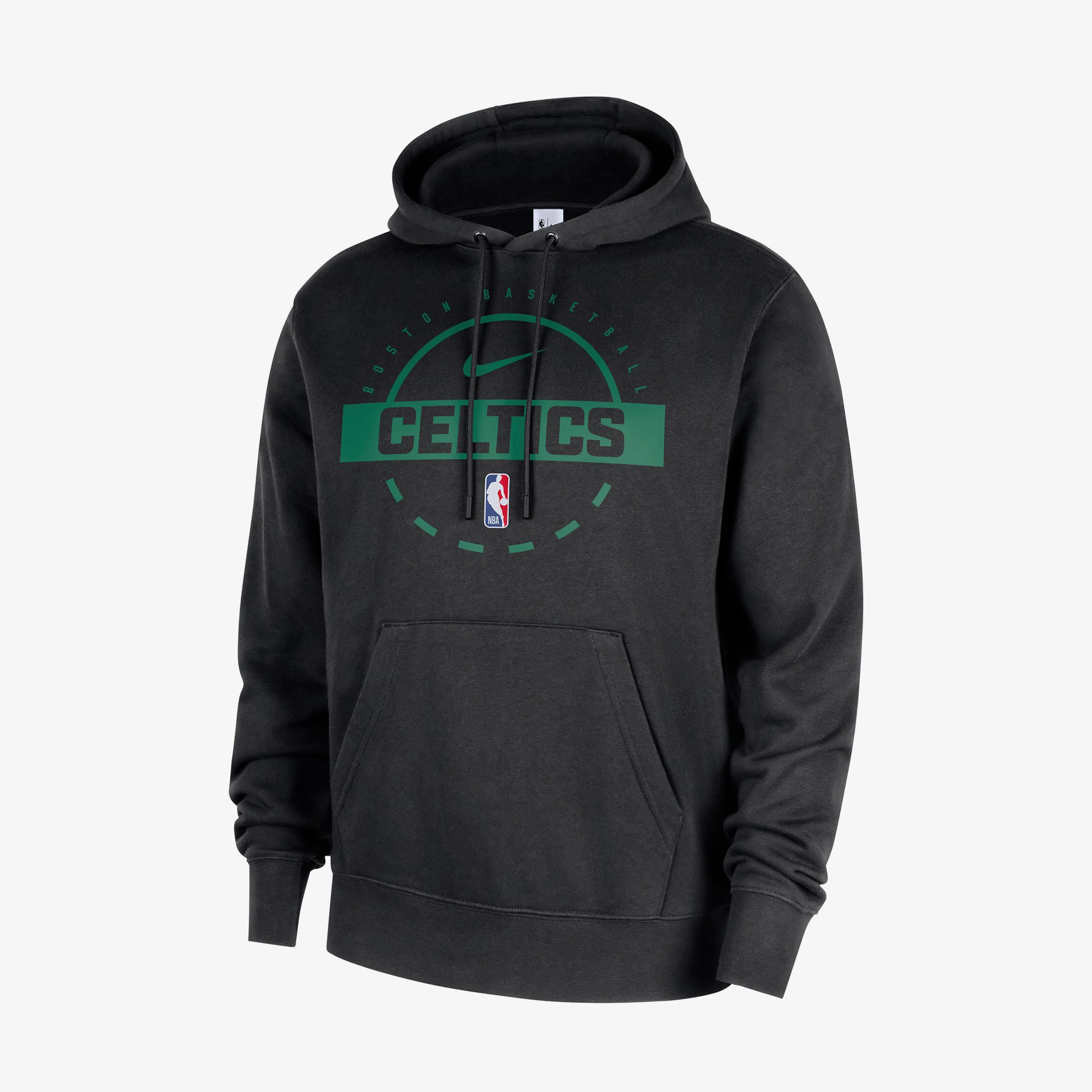 Nike Boston Celtics Club Erkek Siyah Basketbol Sweatshirt