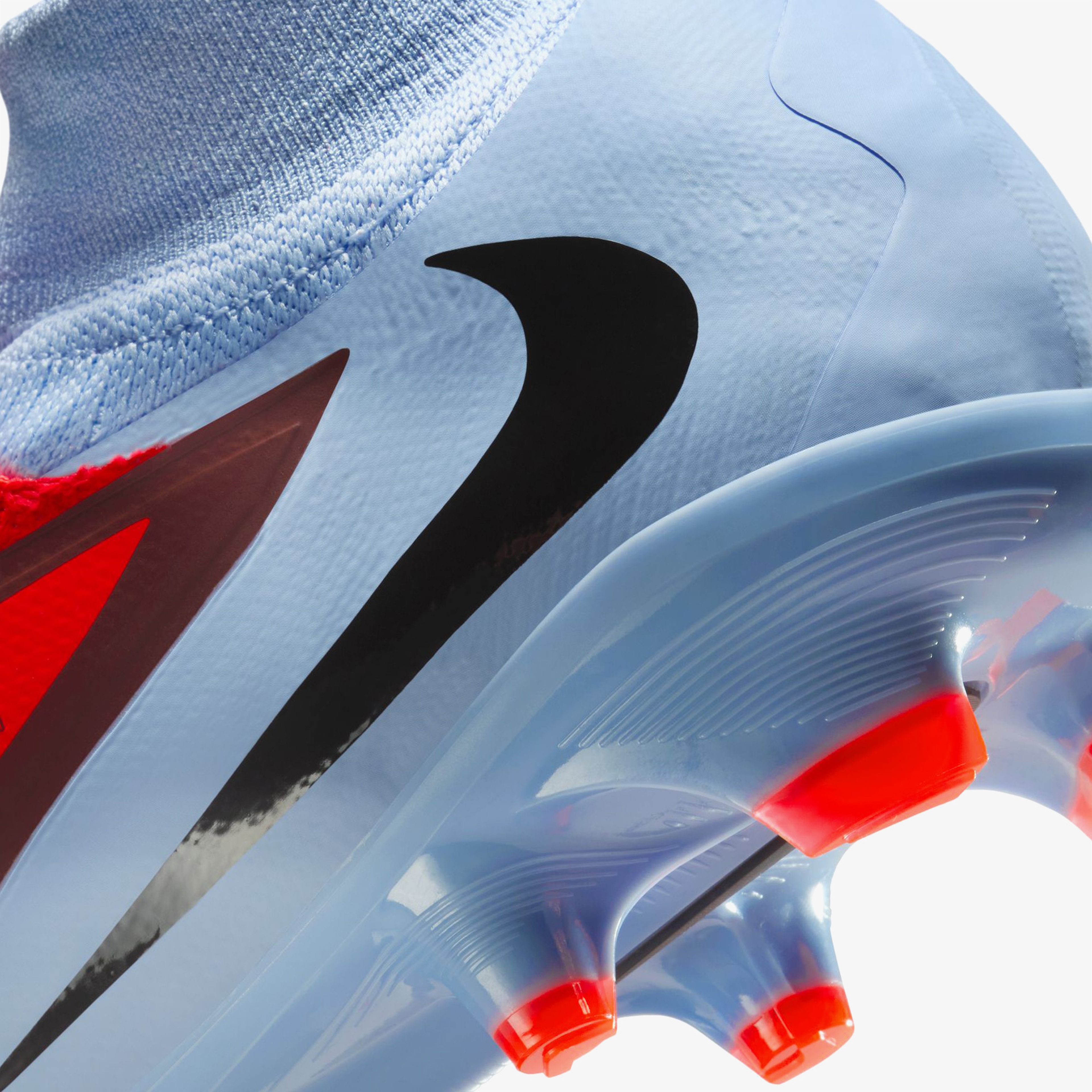 Nike Phantom 6 High Pro Erkek Mavi Çim Saha Kramponu