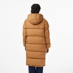 Lacoste Kadın Kapüşonlu Açık Kahverengi Mont