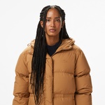 Lacoste Kadın Kapüşonlu Açık Kahverengi Mont