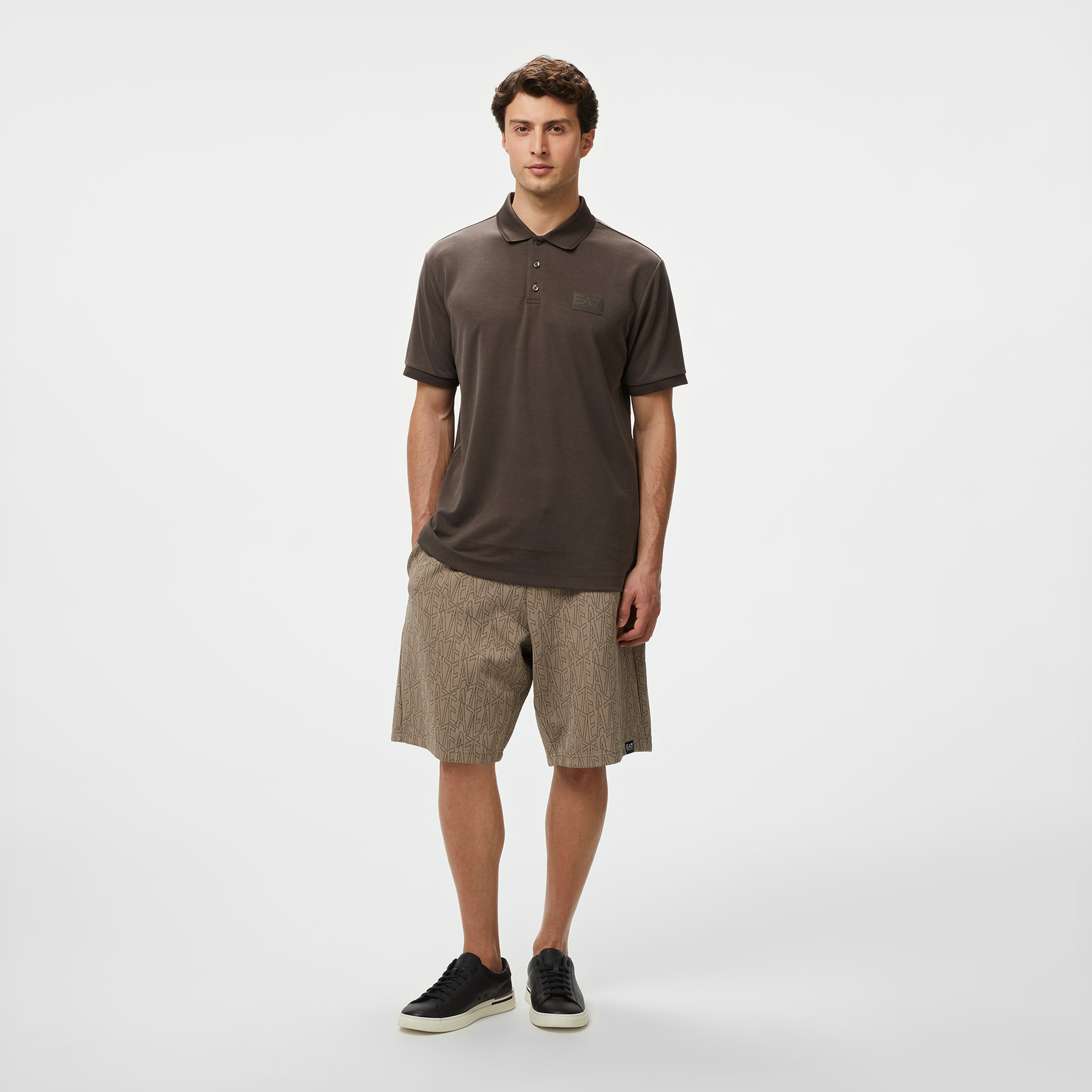 EA7 Erkek Kahverengi Polo