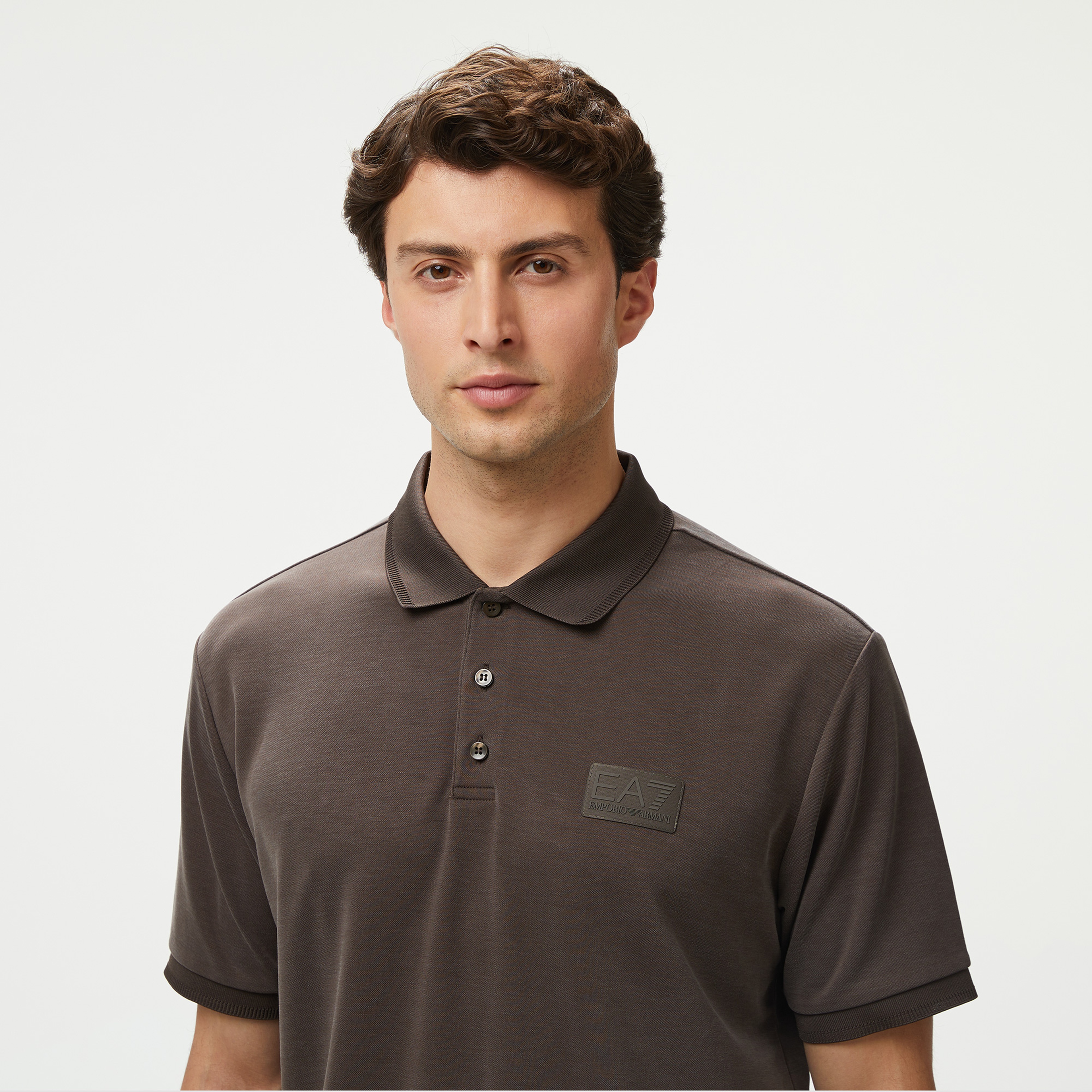 EA7 Erkek Kahverengi Polo