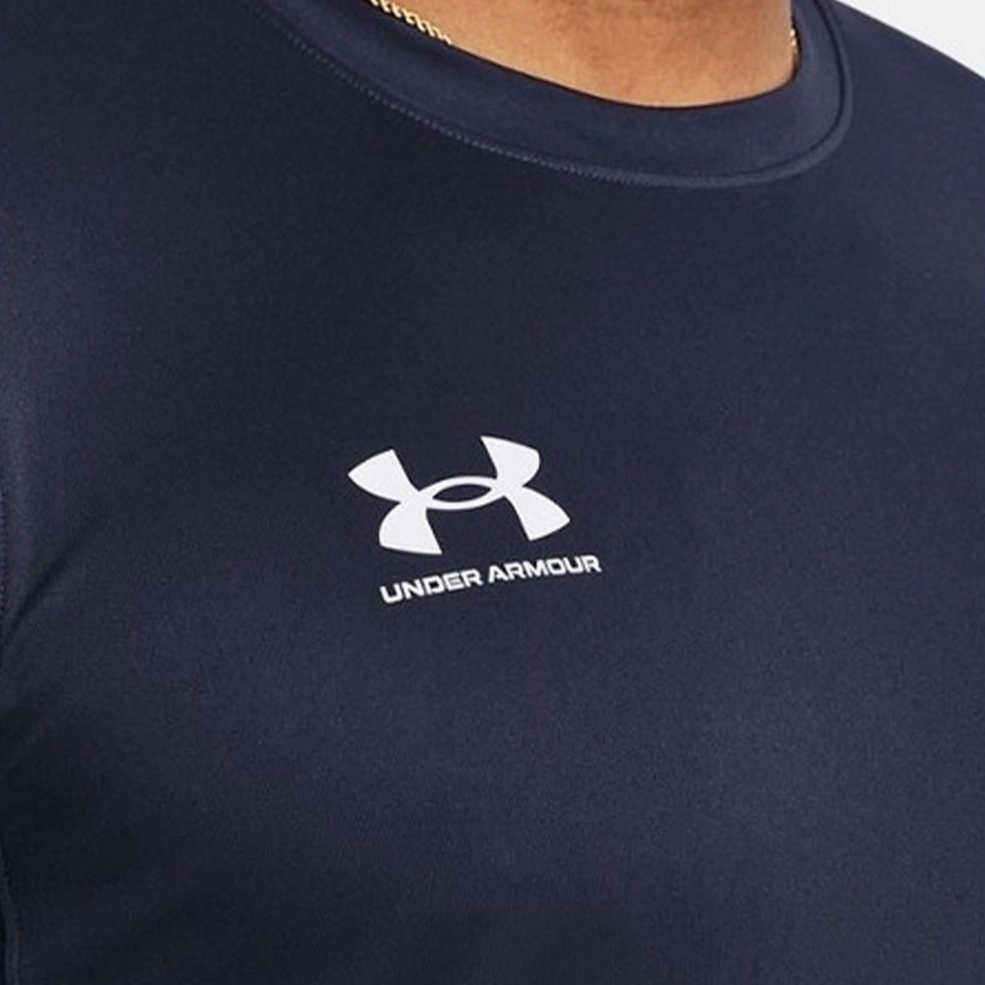 Under Armour M'S Ch. Train Ss Erkek Lacivert Futbol T-Shirt