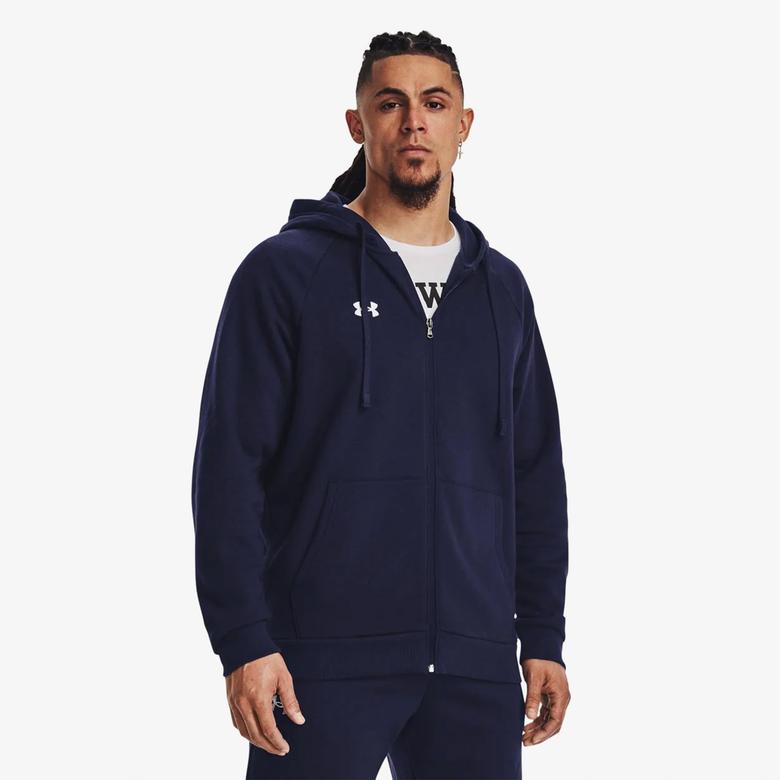 Under Armour Rial Fleece Fz Erkek Lacivert Ceket