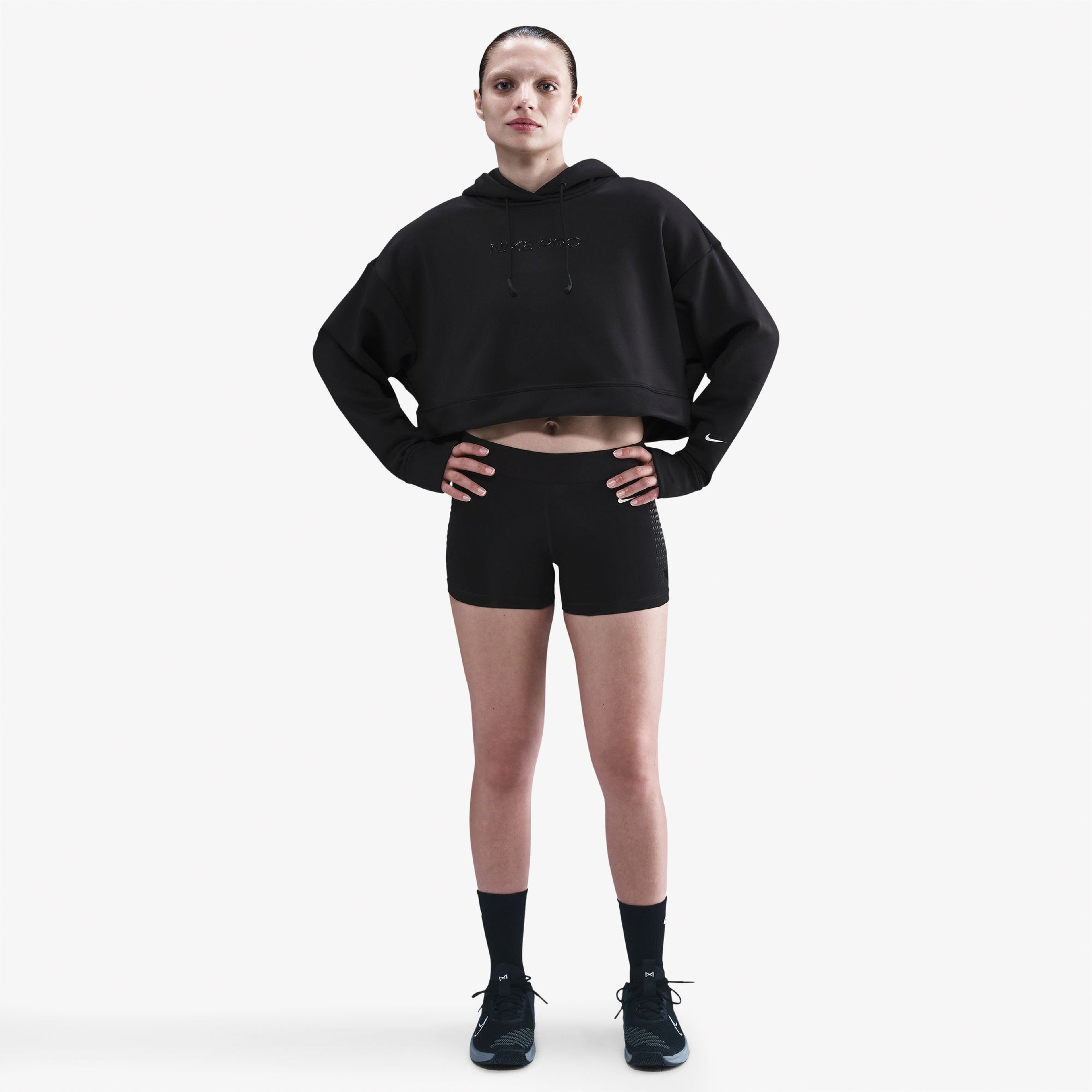 Nike Pro Kadın Siyah Antrenman Sweatshirt