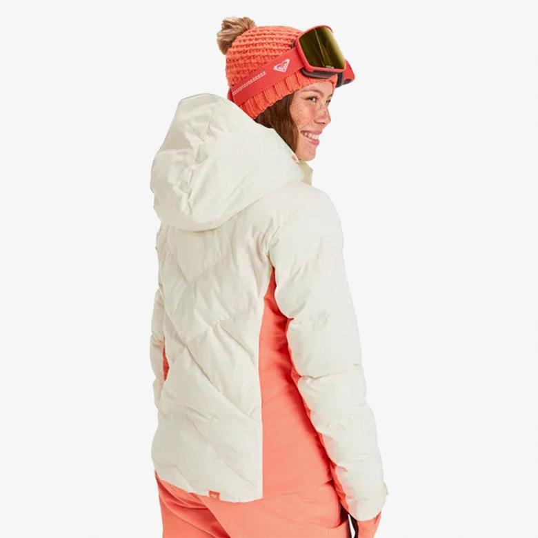 Roxy Snowdrift Kadın Beyaz Kayak Montu