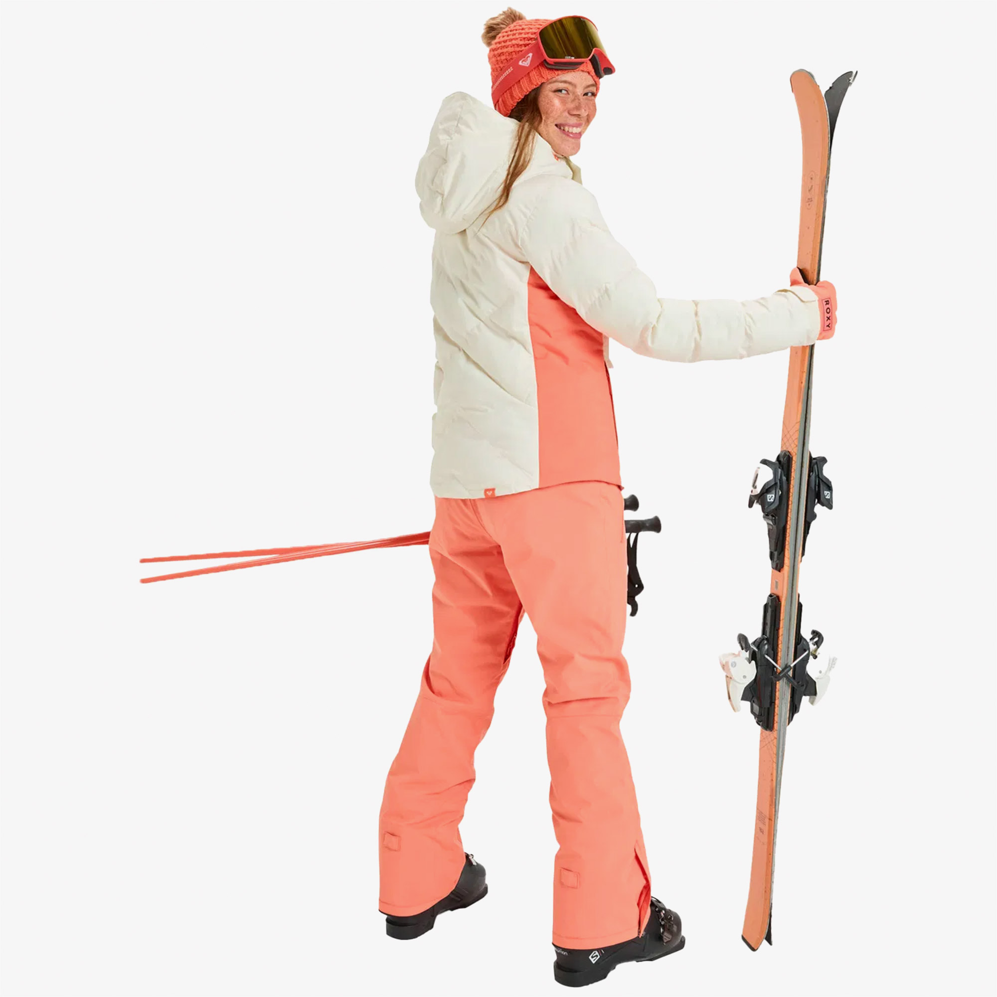 Roxy Snowdrift Kadın Beyaz Kayak Montu