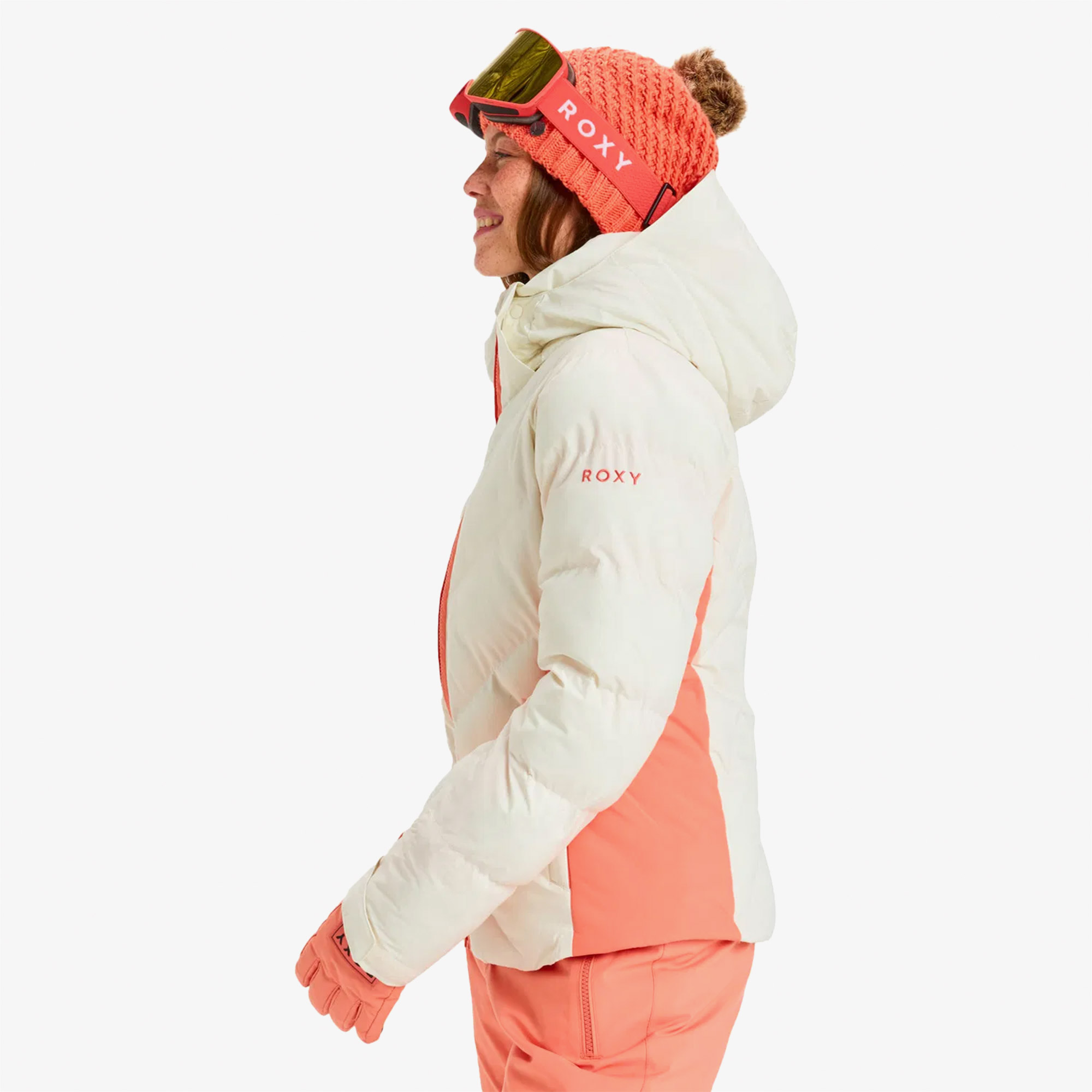 Roxy Snowdrift Kadın Beyaz Kayak Montu