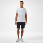 EA7 Erkek Beyaz Bisiklet Yaka T-Shirt