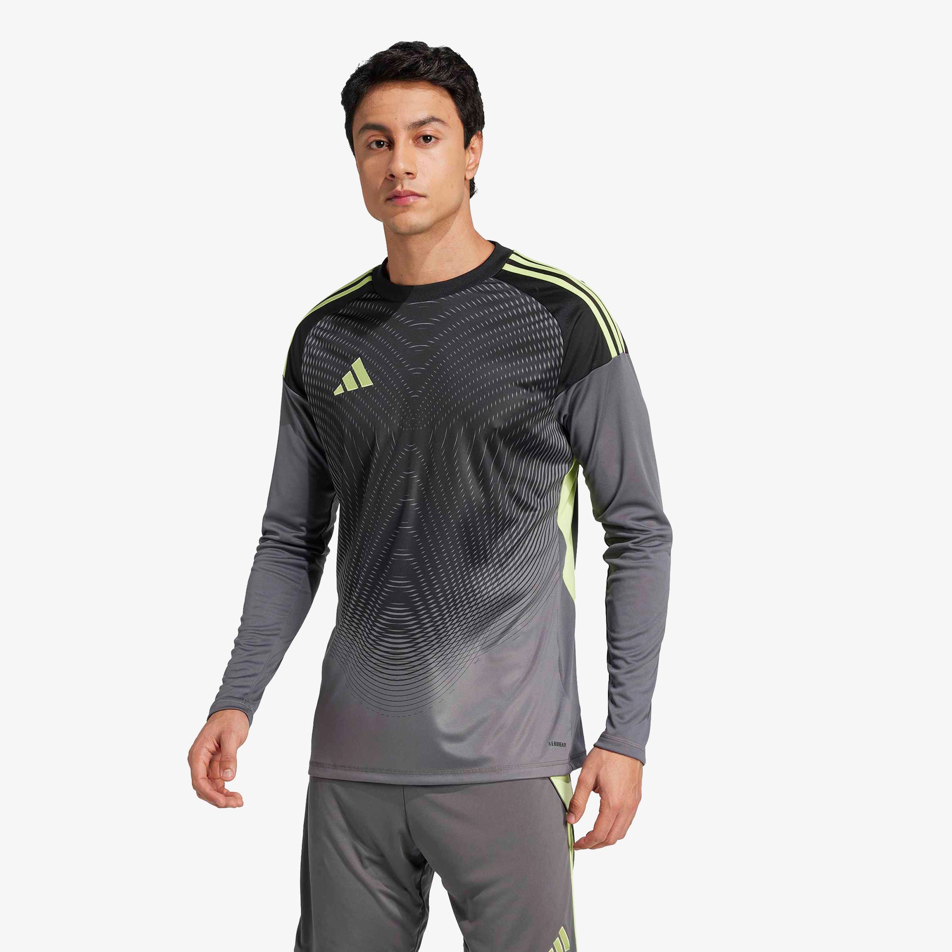 adidas Tiro 25 Competition Uzun Kollu Kaleci Erkek Gri Futbol Forması