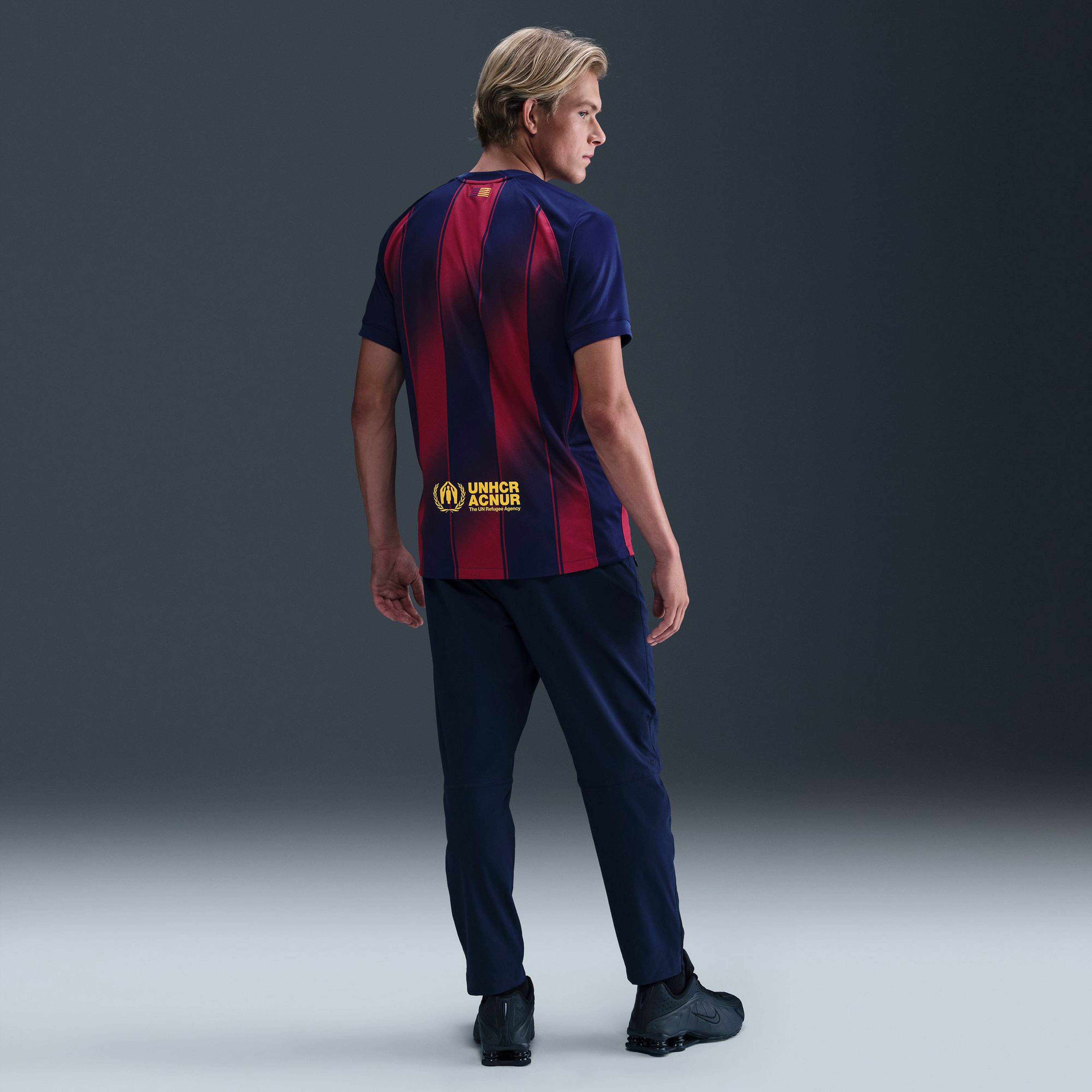 Nike FC Barcelona2025-26 Stadium Saha İçi Erkek Lacivert Futbol Forması