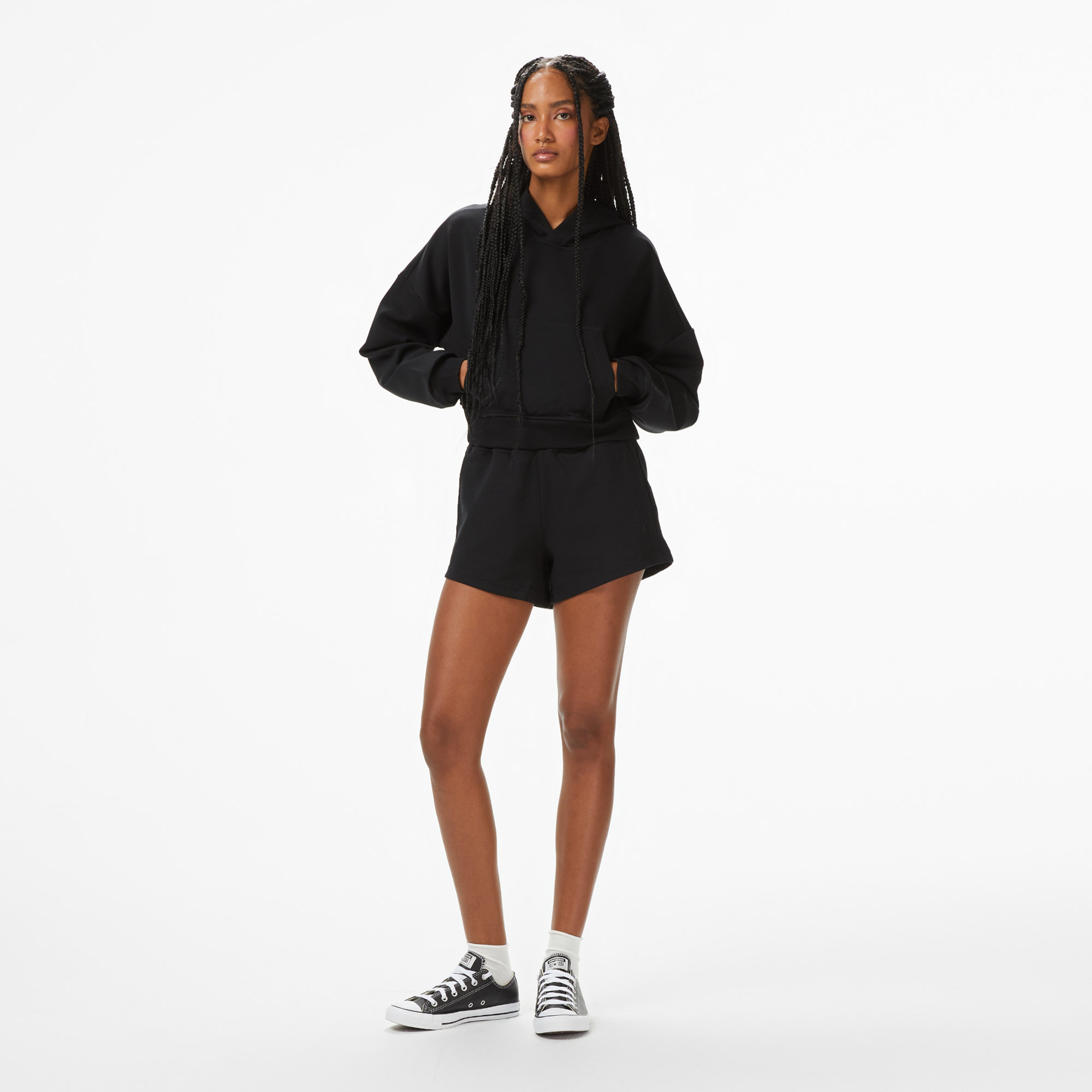 UNITED4 Kadın Siyah  Sweatshirt