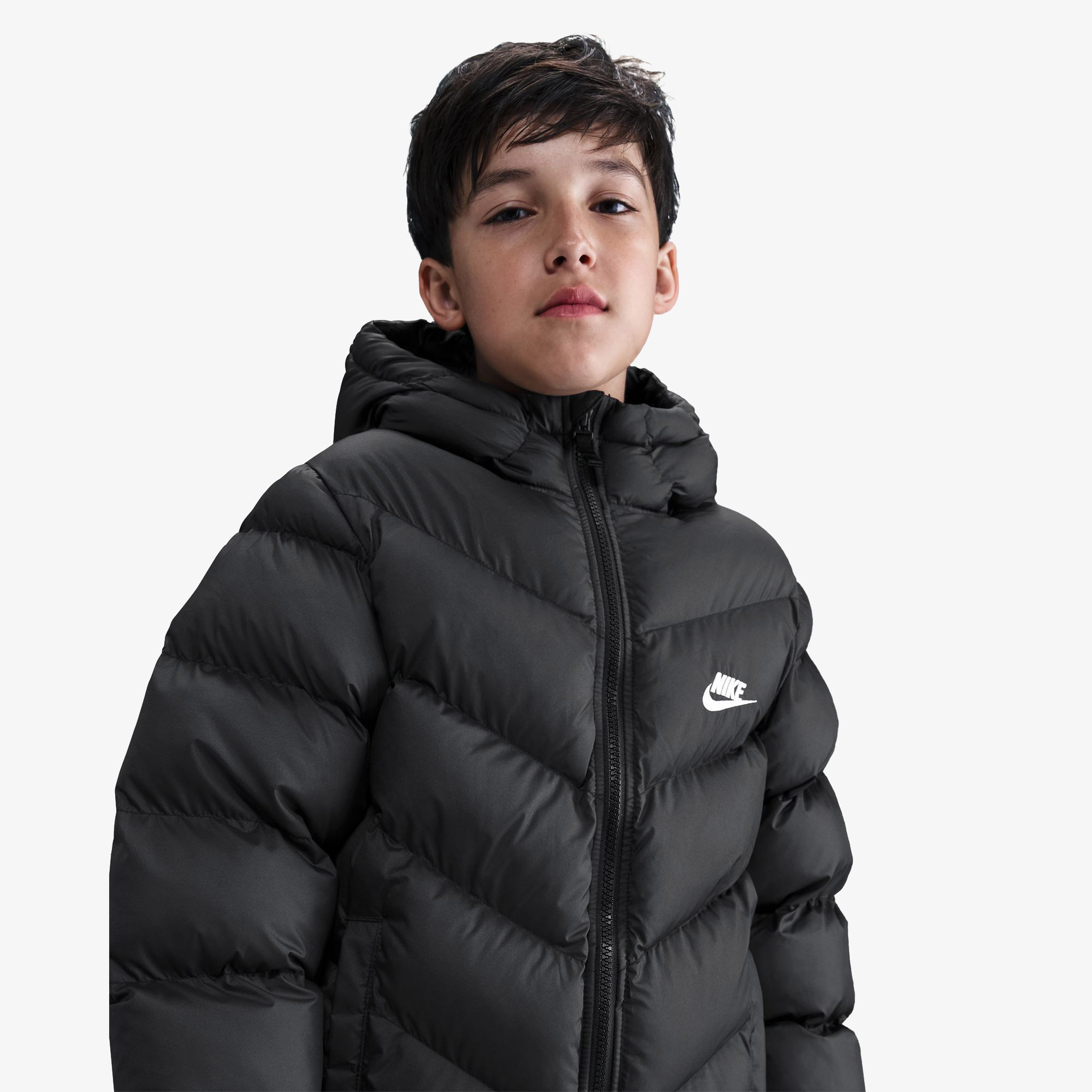 Nike Sportswear All Day Play Çocuk Siyah Ceket