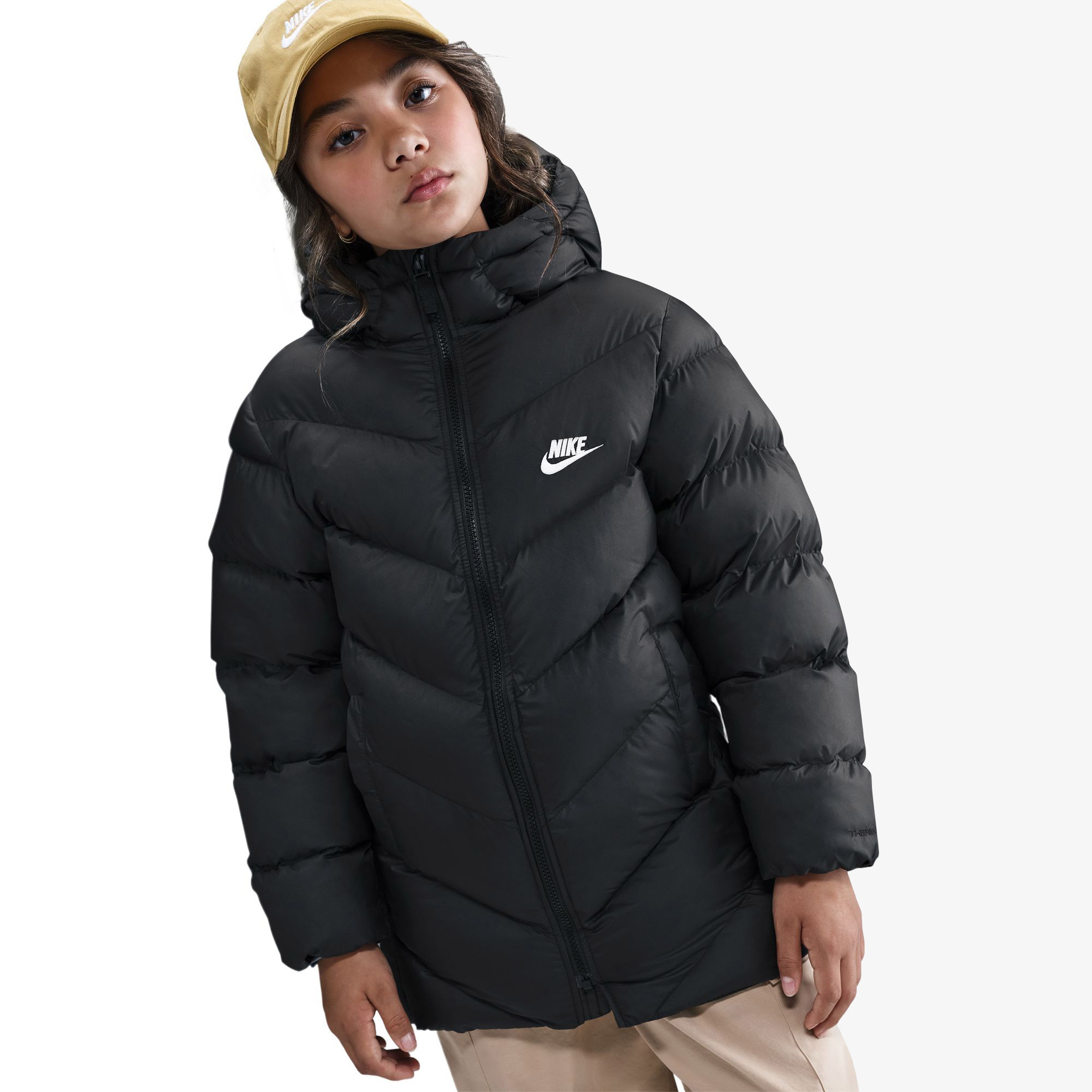 Nike Sportswear All Day Play Çocuk Siyah Ceket
