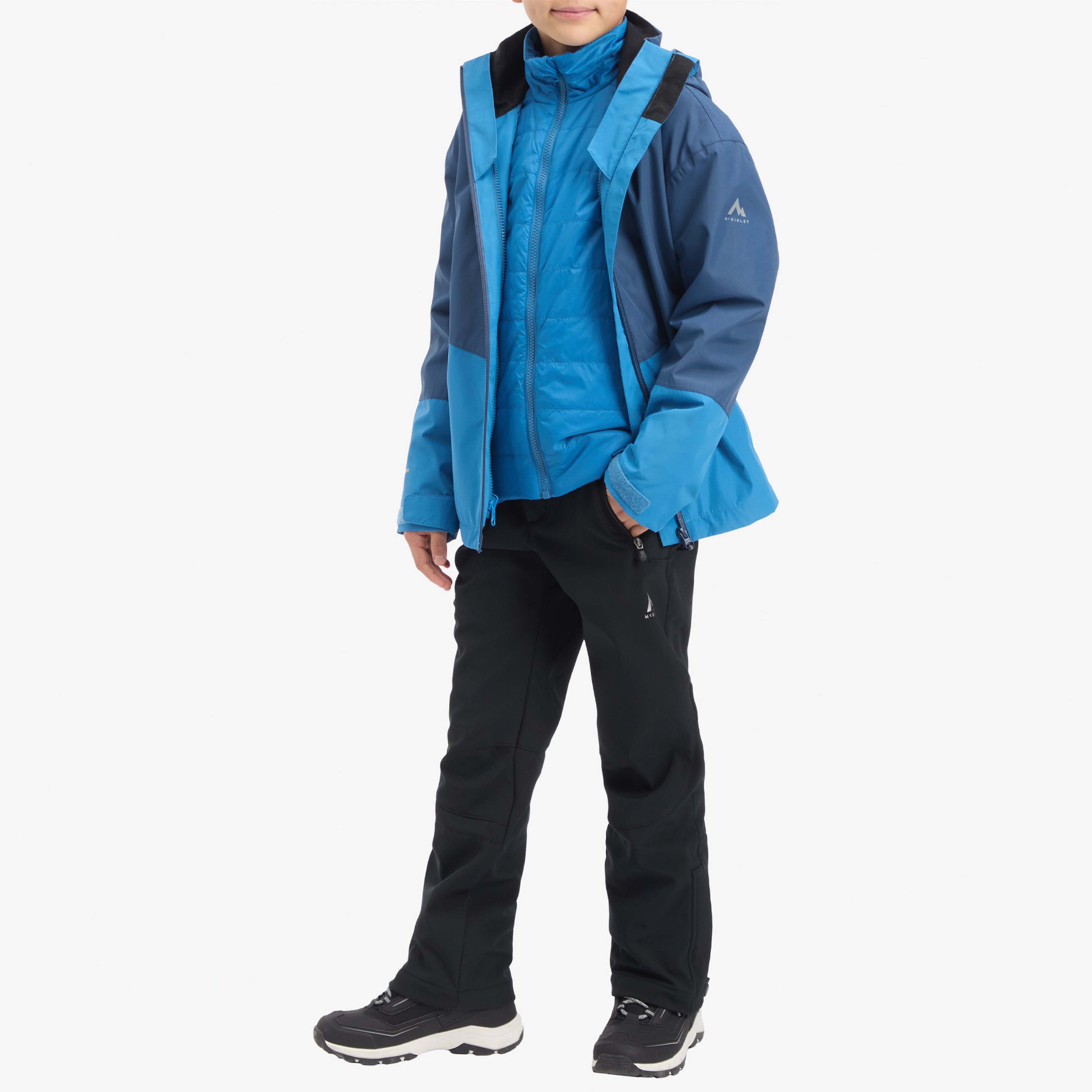 Mc Kinley Allalin 3:1 III B Çocuk Mavi Outdoor Mont