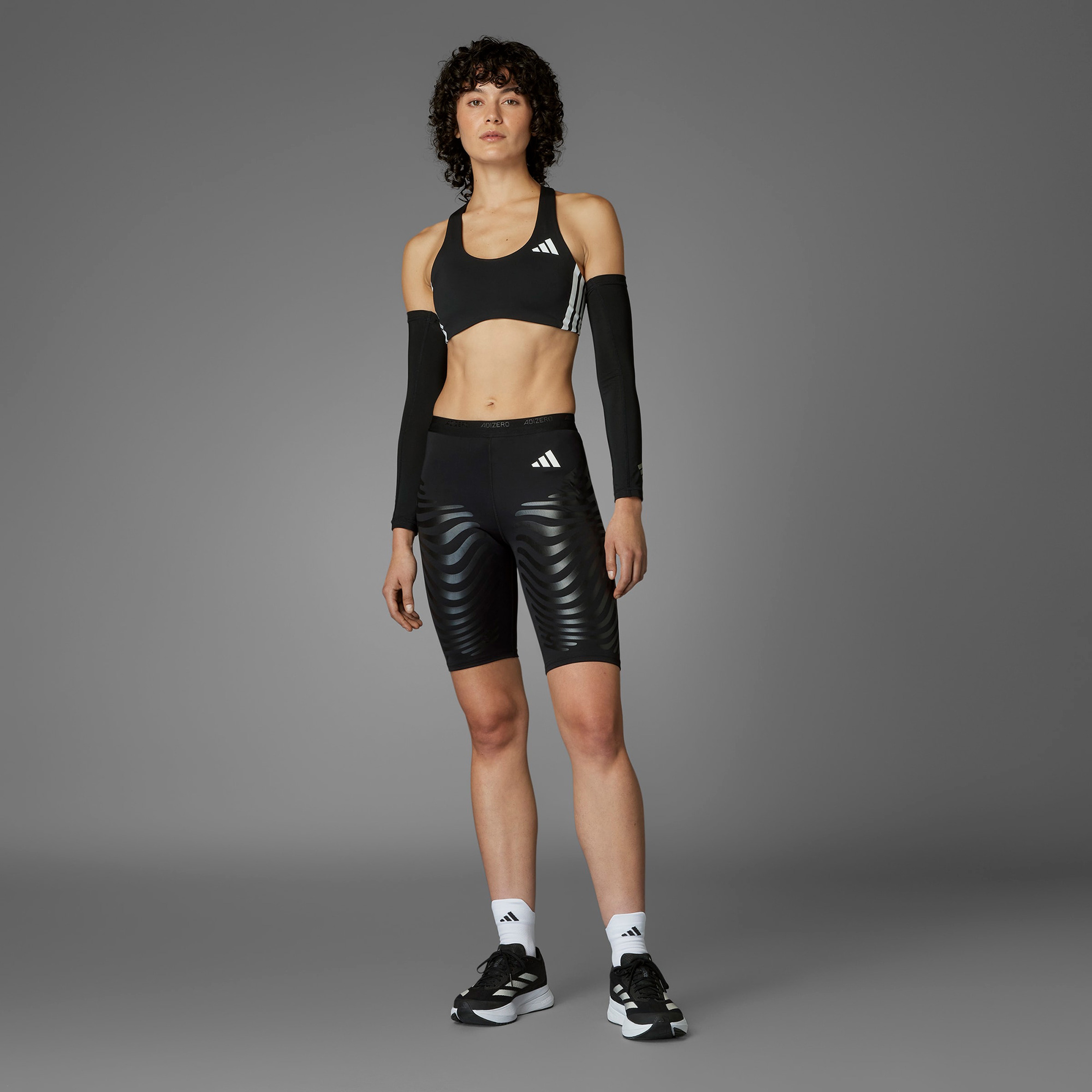 adidas Adizero Control Running Kadın Siyah Koşu Taytı