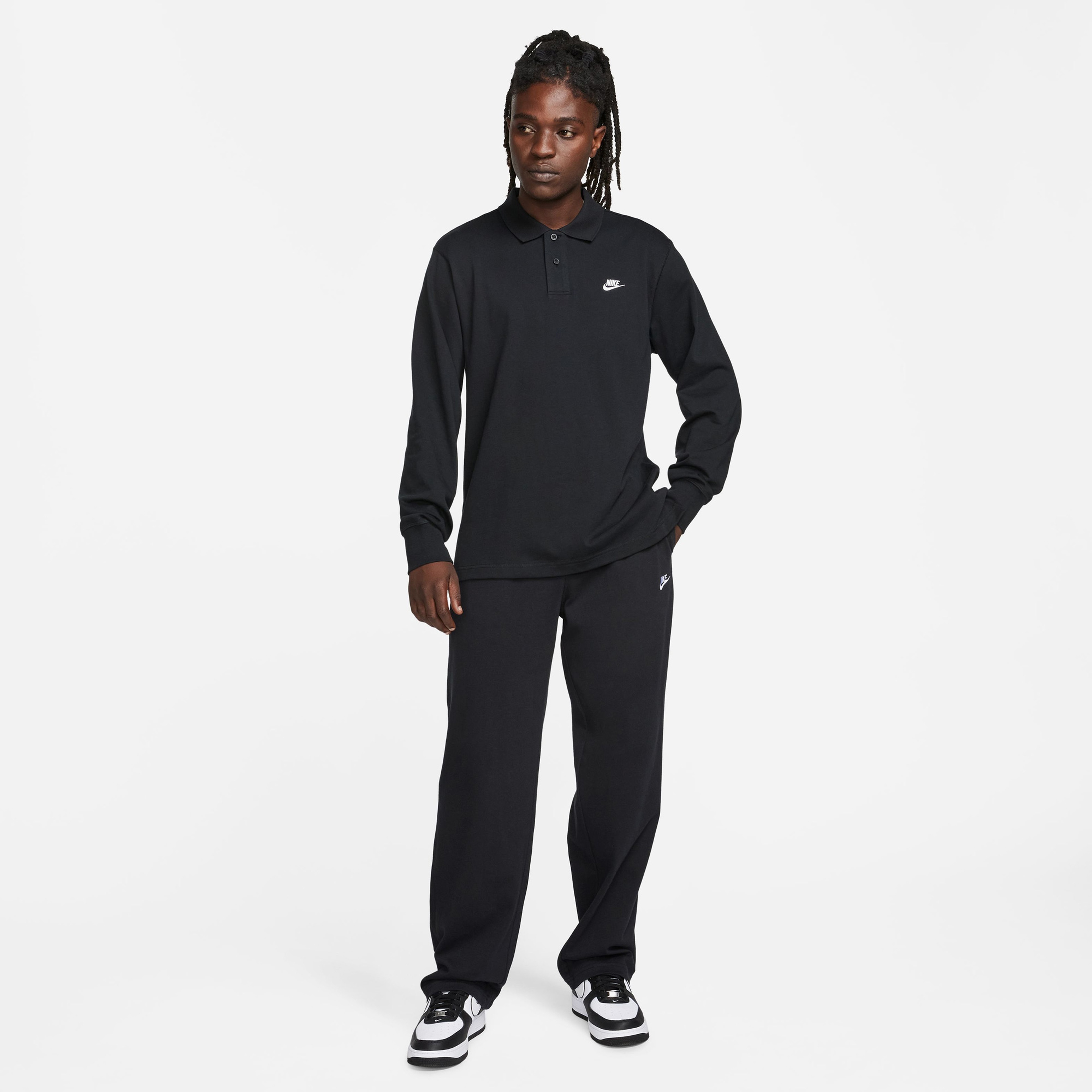 Nike Sportswear Club Knit Erkek Siyah Günlük Eşofman Altı