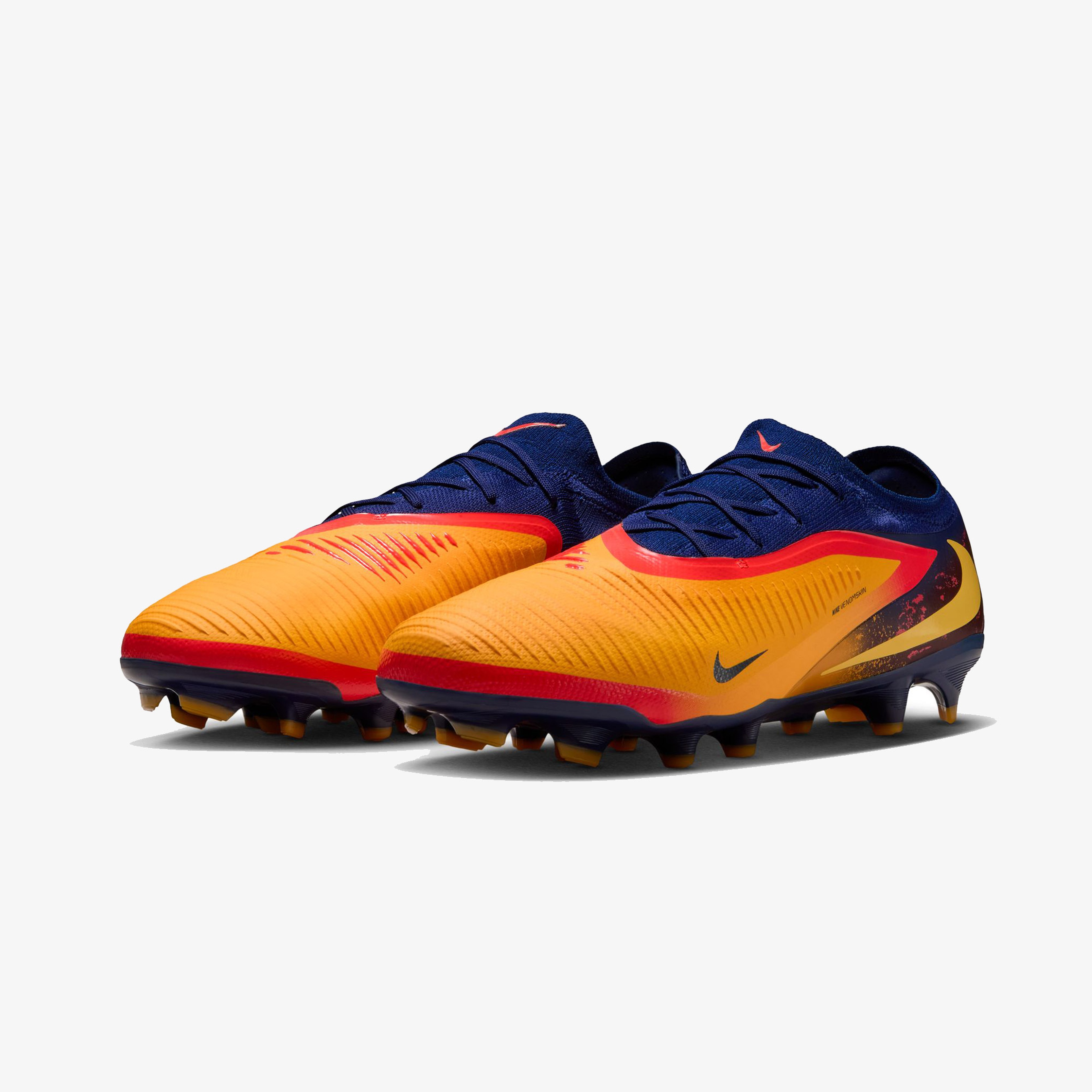 Nike Phantom 6 Low Pro Fg Eh Erkek Turuncu Çim Saha Kramponu