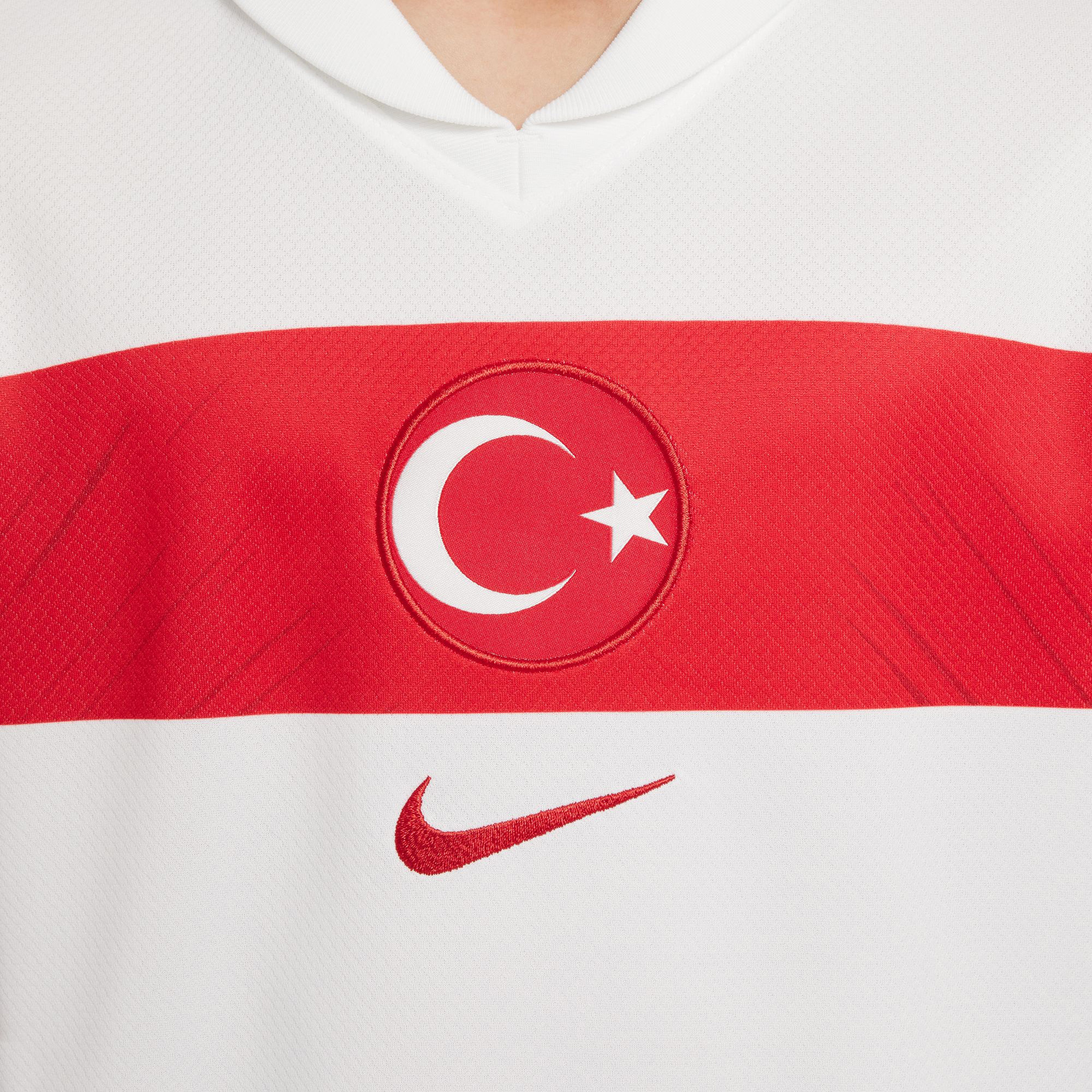Nike Türkiye Milli Takım 2024/25 İç Saha Çocuk Beyaz İç Saha Forması