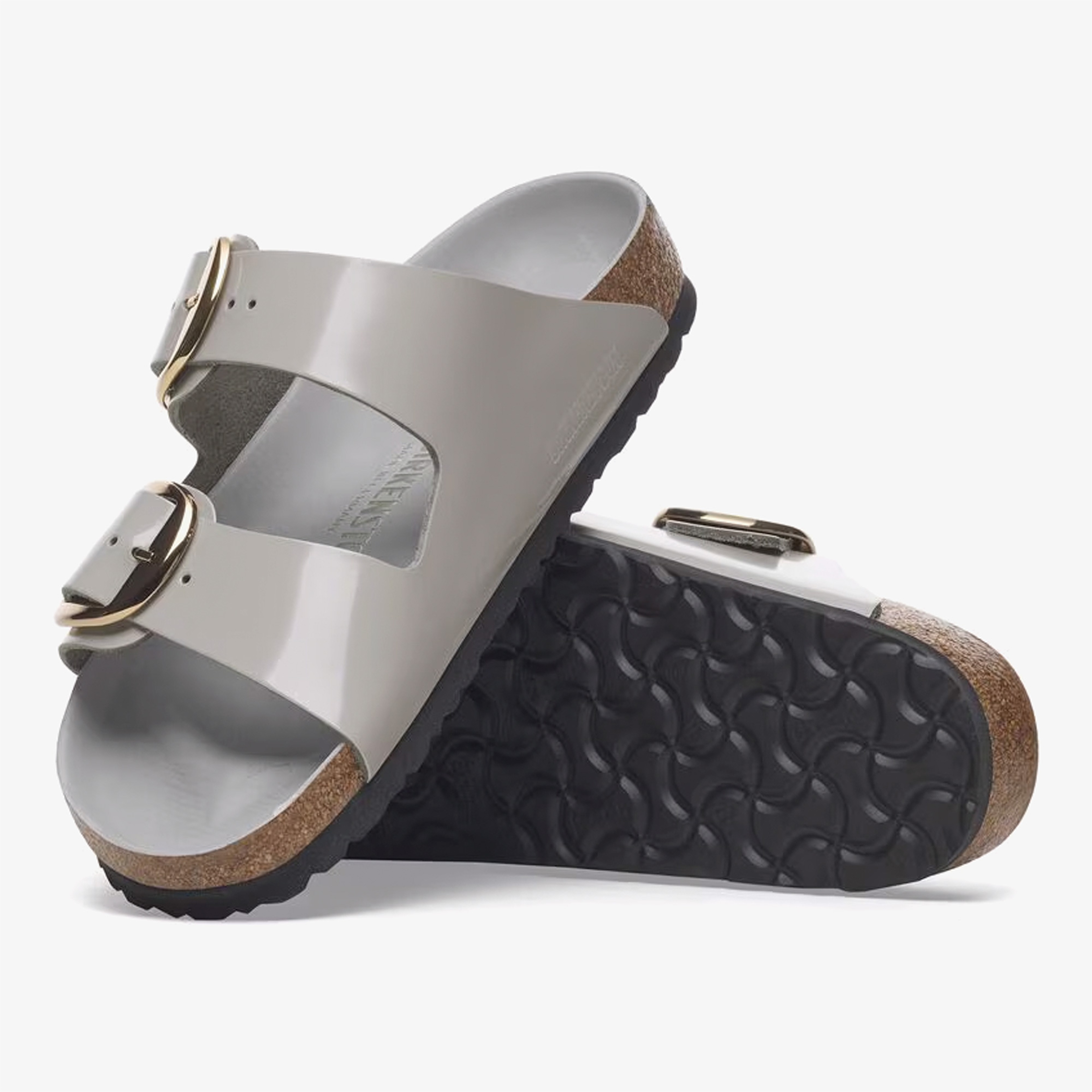 Birkenstock Arizona Big Buckle Nl High Shine Kadın Bej Terlik