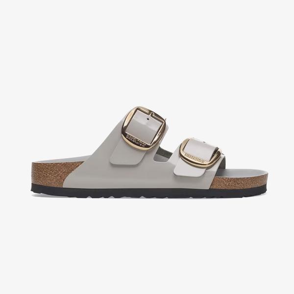Birkenstock Arizona Big Buckle Nl High Shine Kadın Bej Terlik