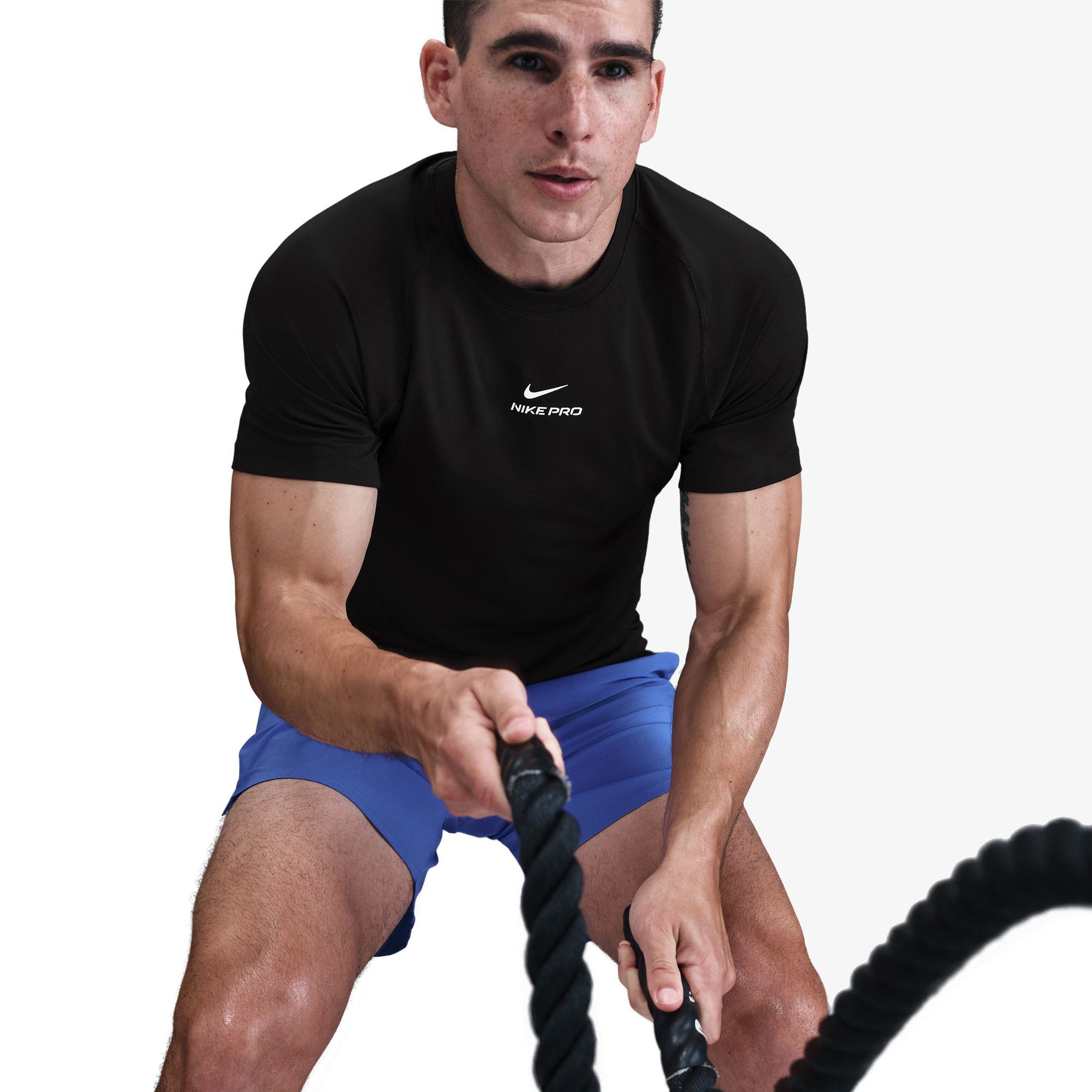 Nike Pro Training Erkek Siyah Antrenman T-Shirt