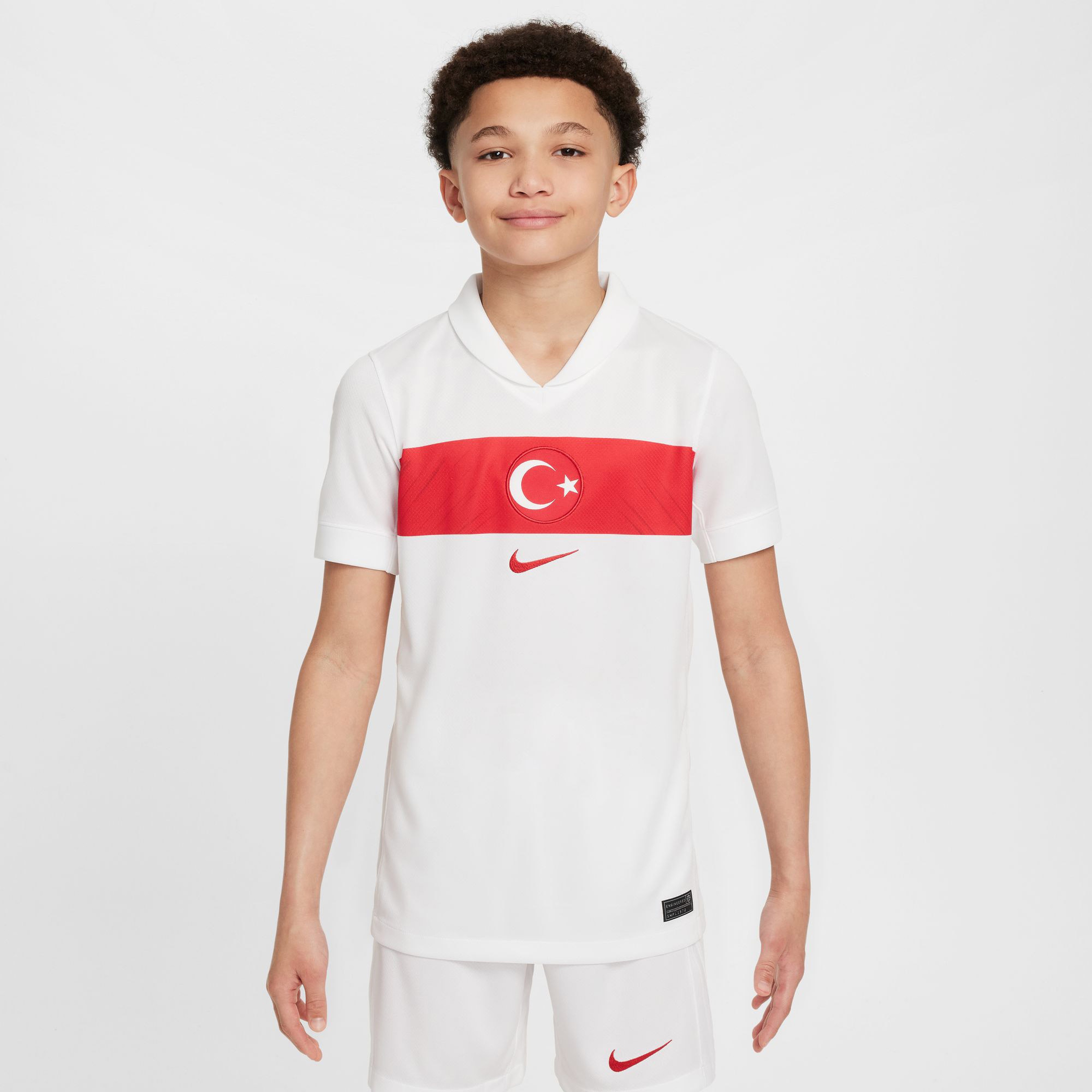 Nike Türkiye Milli Takım 2024/25 İç Saha Çocuk Beyaz İç Saha Forması